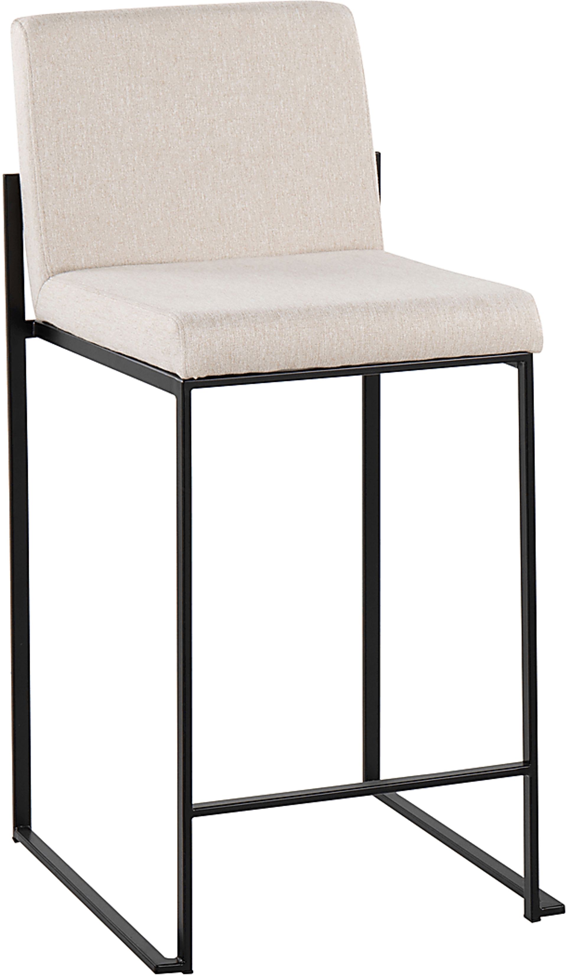 Leserna III Beige Counter Height Stool, Set of 2 - Image 2