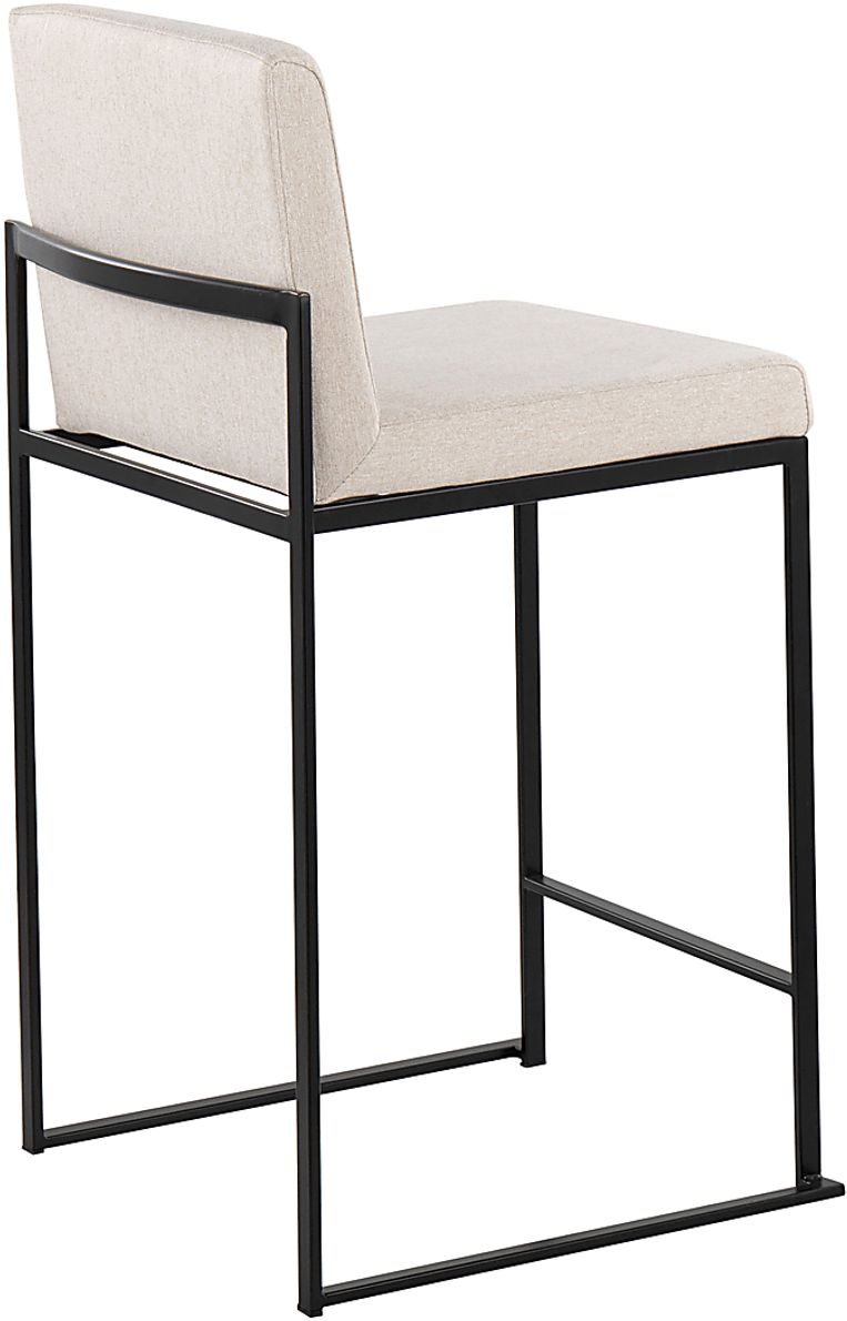 Leserna III Beige Counter Height Stool, Set of 2