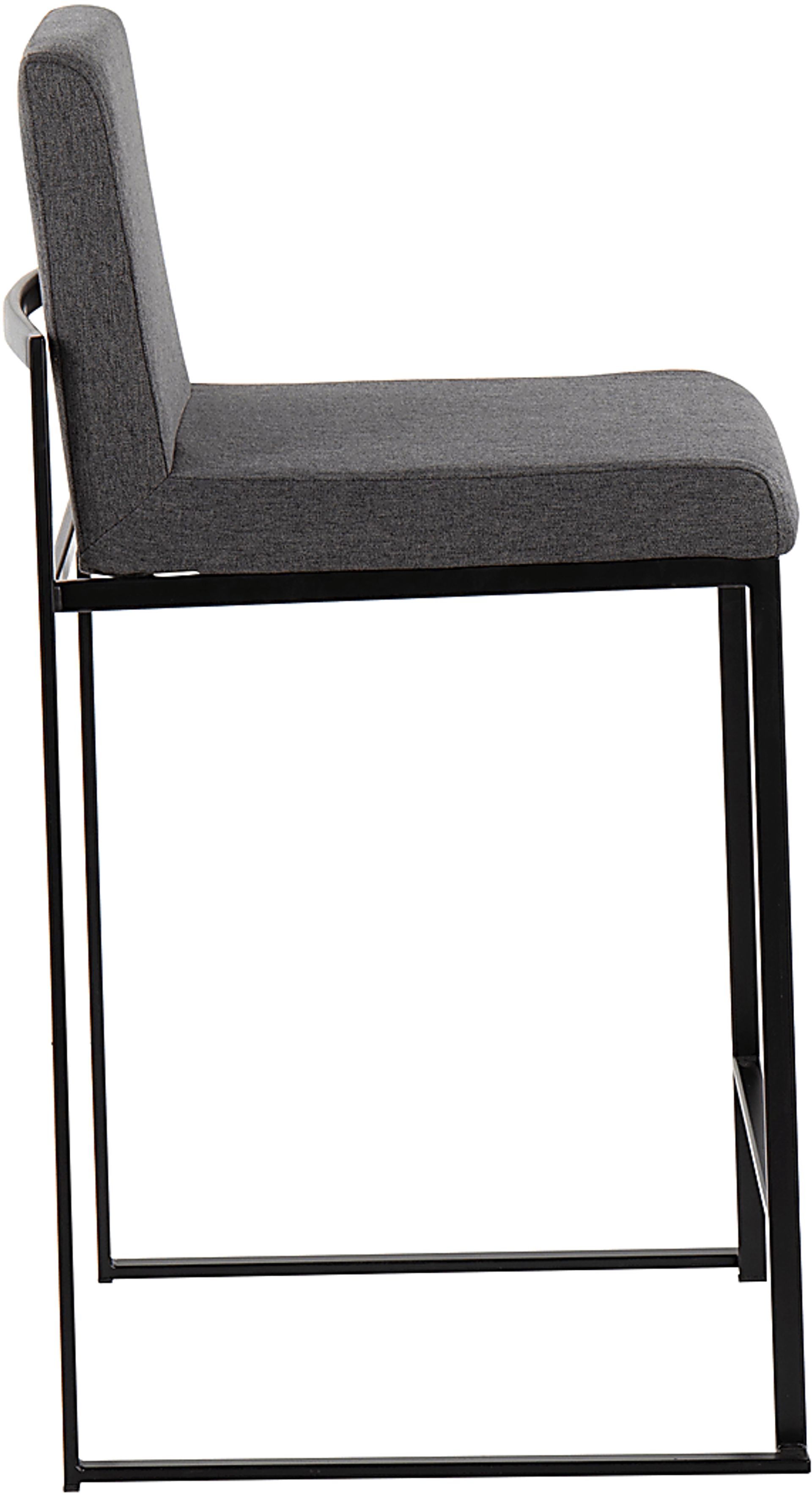 Leserna III Charcoal Counter Height Stool, Set of 2 - Image 3
