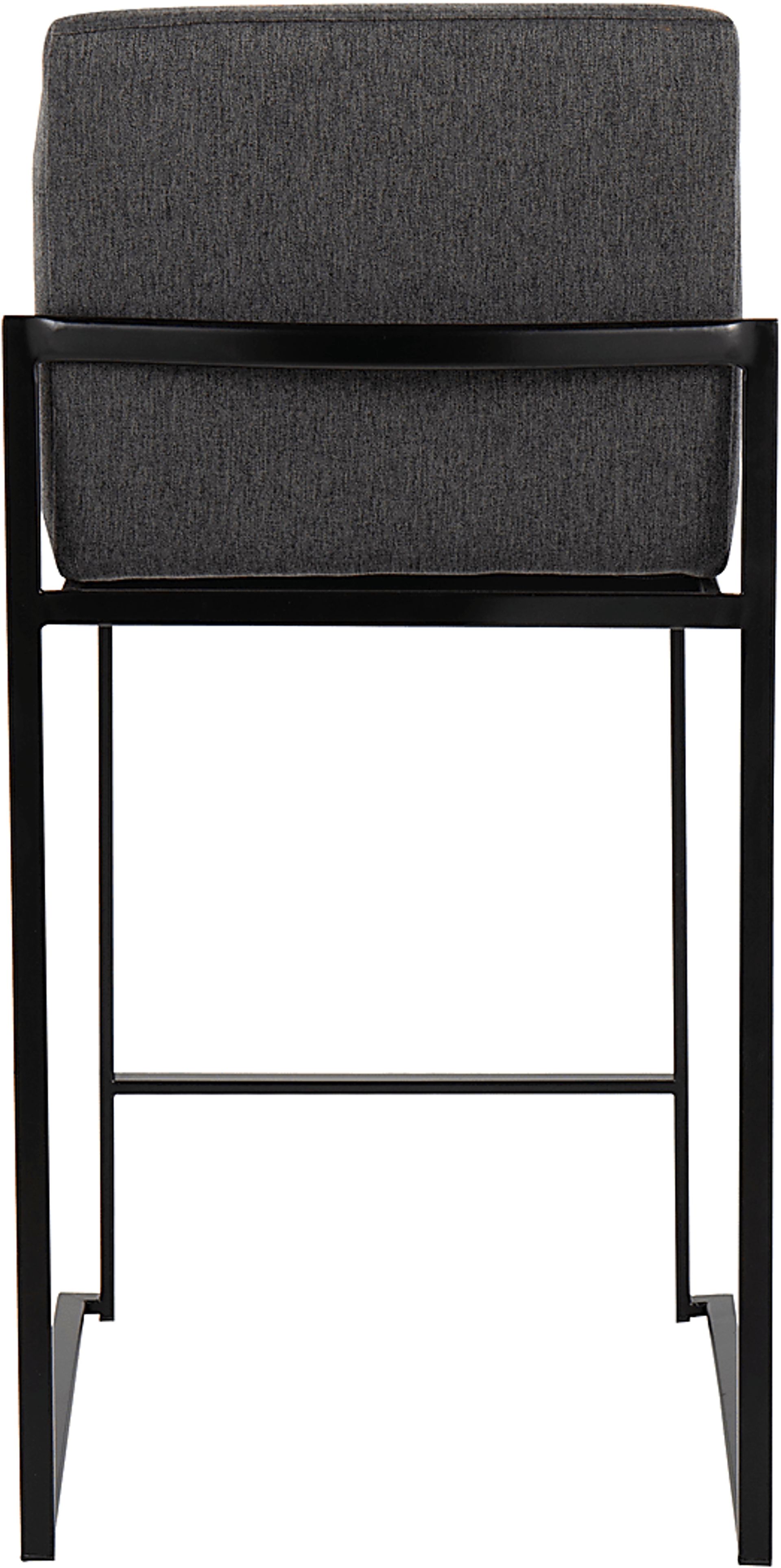Leserna III Charcoal Counter Height Stool, Set of 2 - Image 5