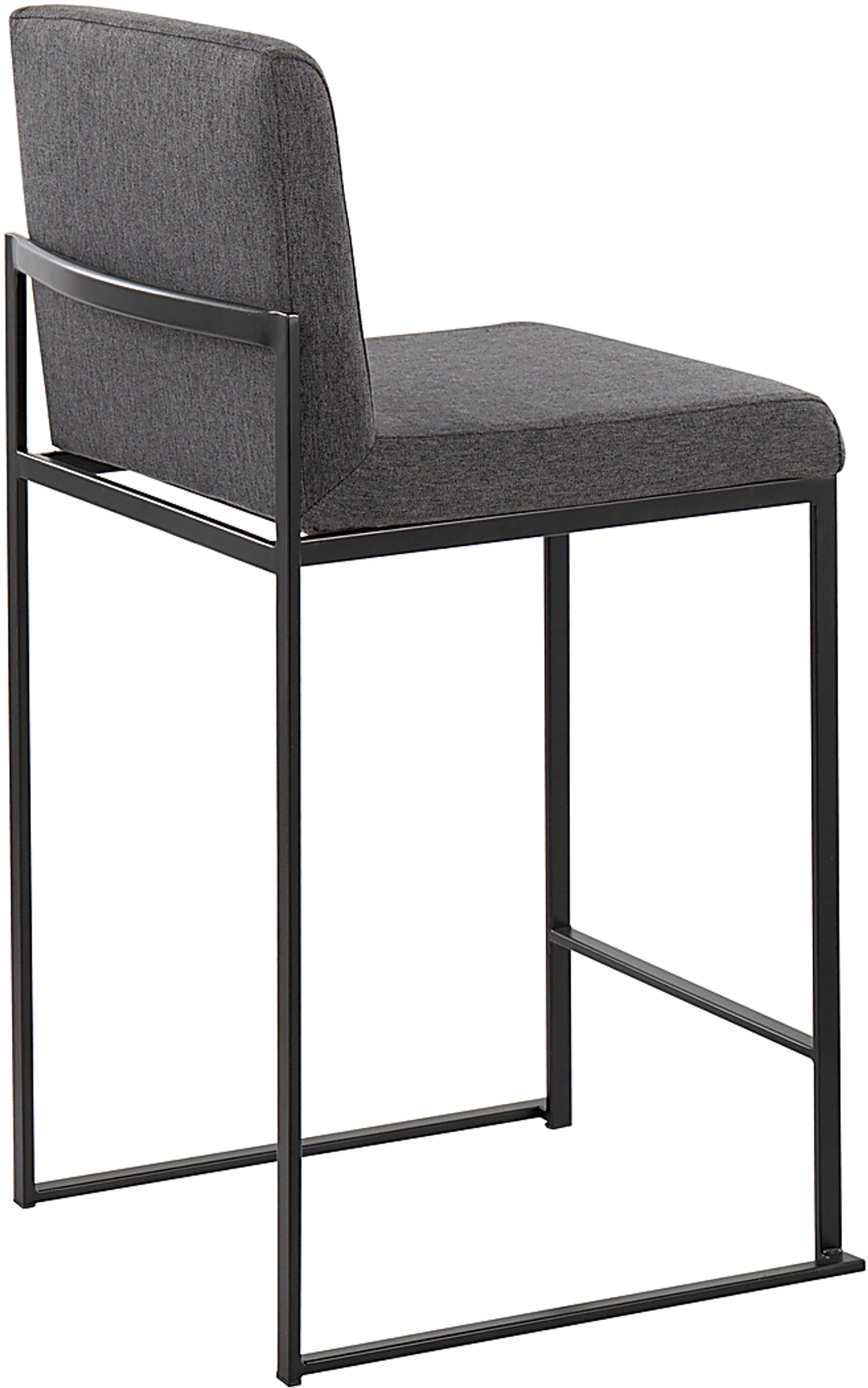 Leserna III Charcoal Counter Height Stool, Set of 2 - Image 7
