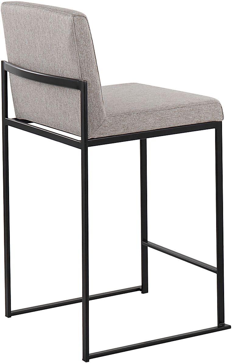 Leserna III Gray Counter Height Stool, Set of 2