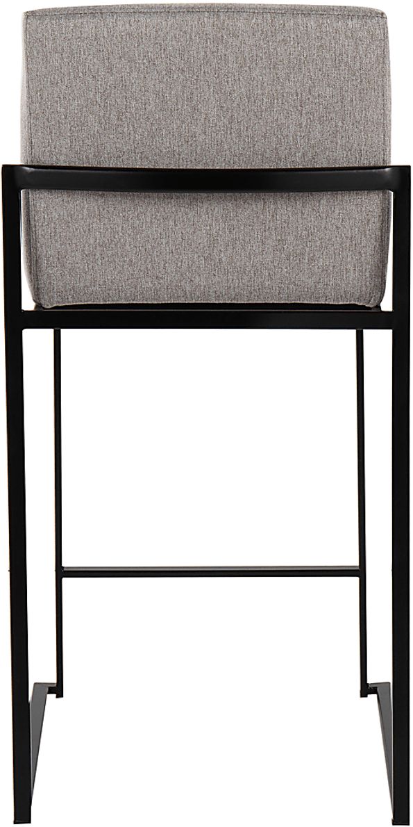 Leserna III Gray Counter Height Stool, Set of 2