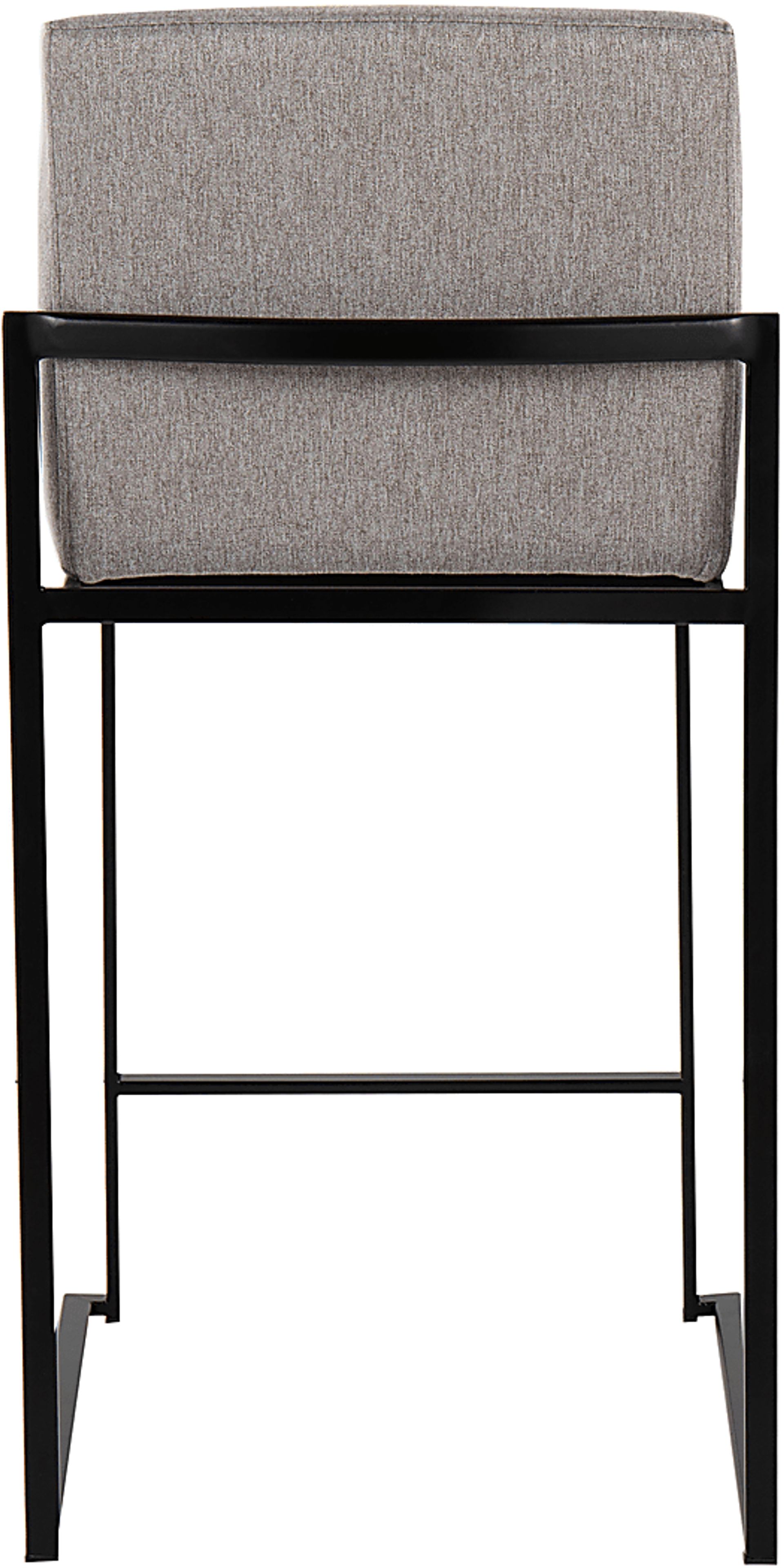 Leserna III Gray Counter Height Stool, Set of 2 - Image 6