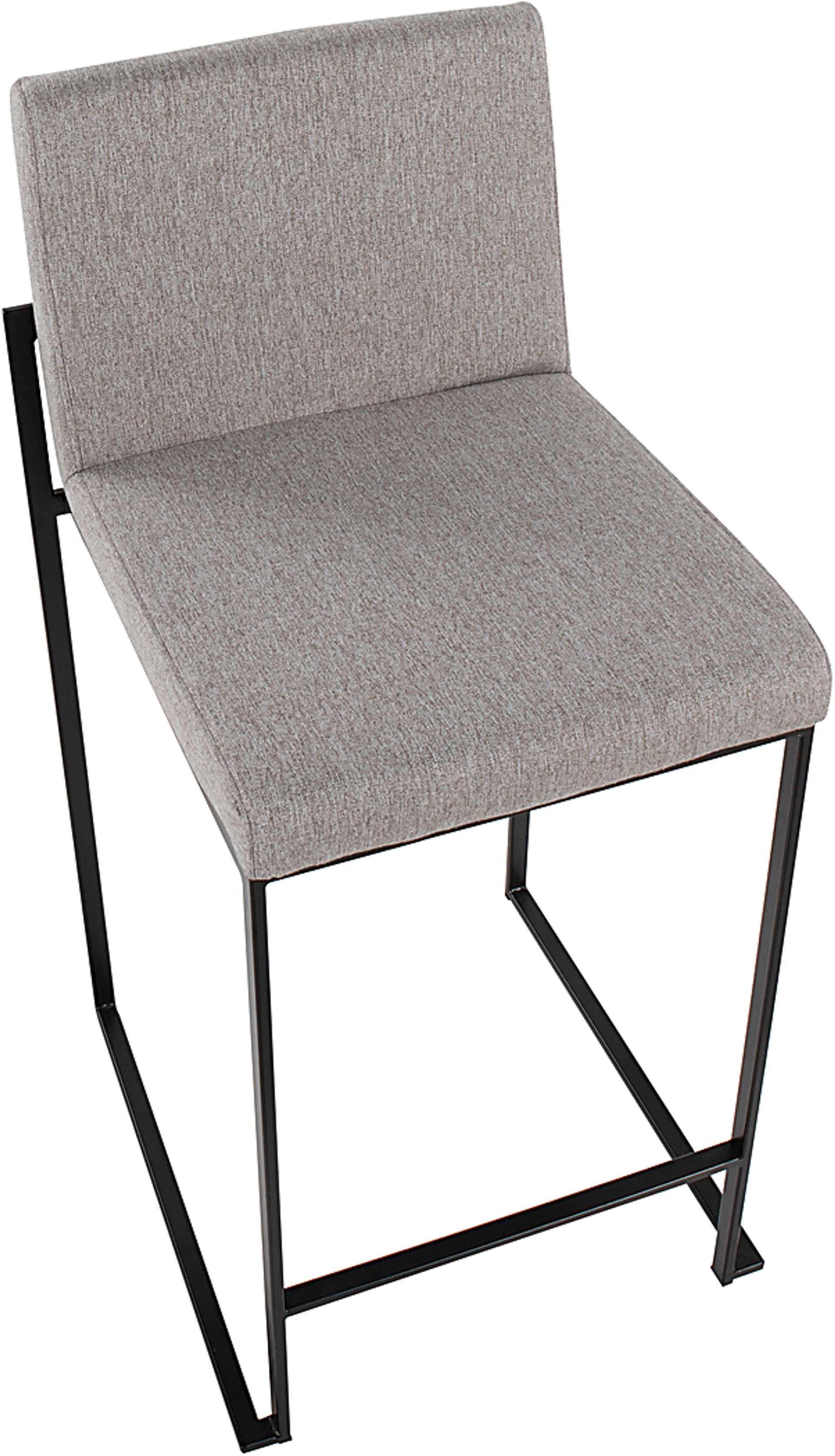 Leserna III Gray Counter Height Stool, Set of 2 - Image 7