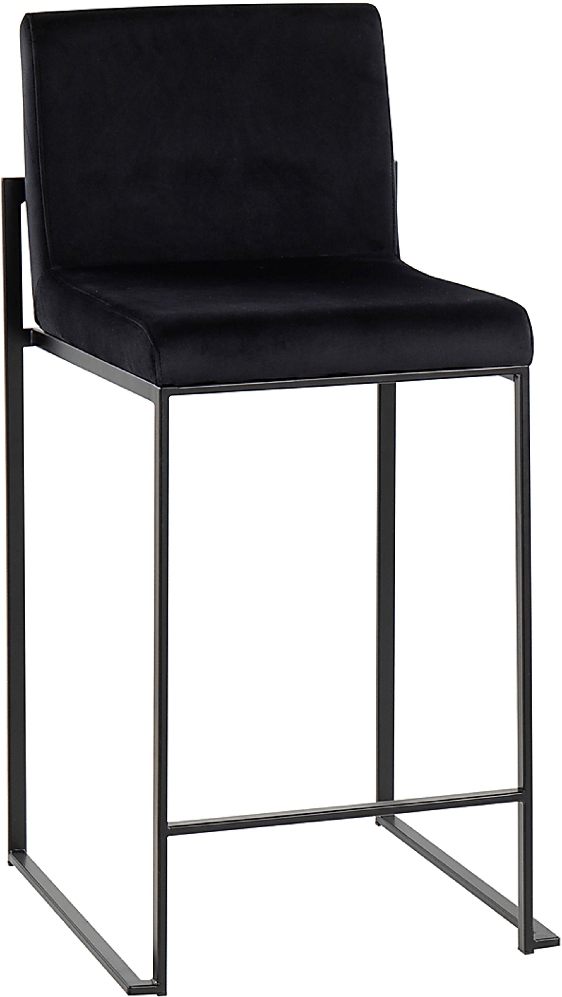 Leserna IV Black Counter Height Stool, Set of 2 - Image 2