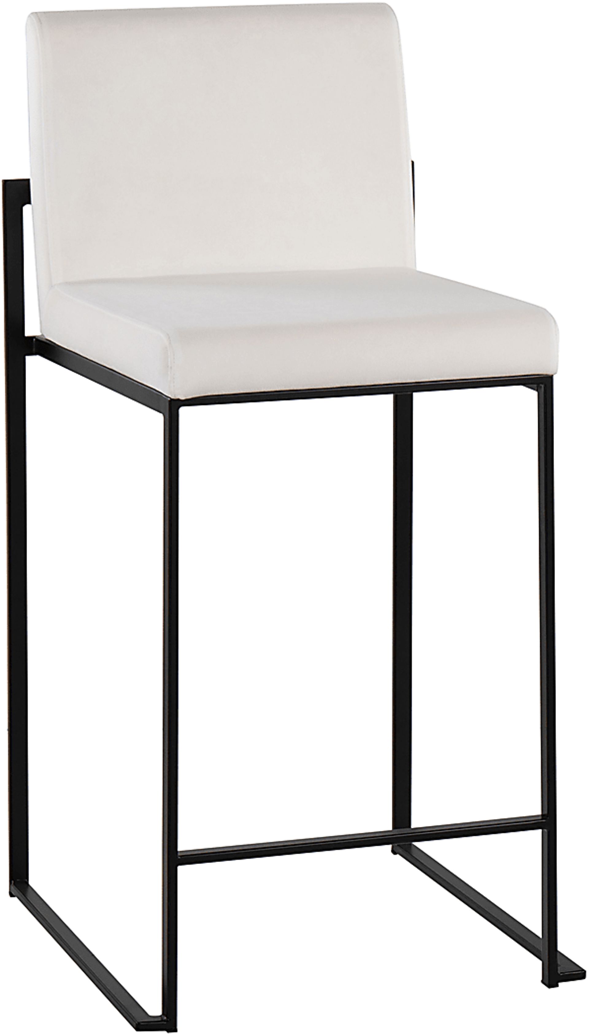 Leserna IV White Counter Height Stool, Set of 2 - Image 2