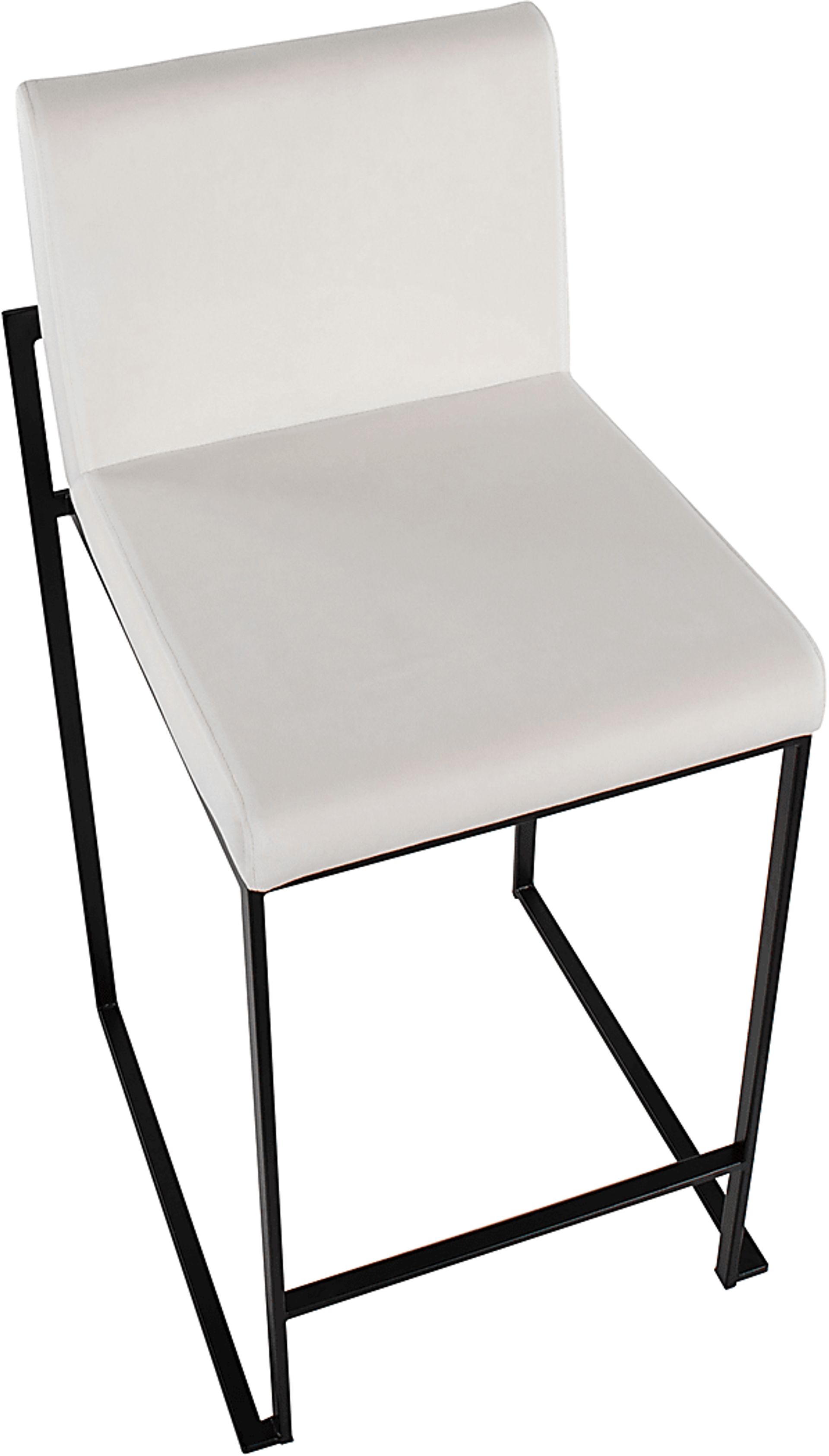 Leserna IV White Counter Height Stool, Set of 2 - Image 4
