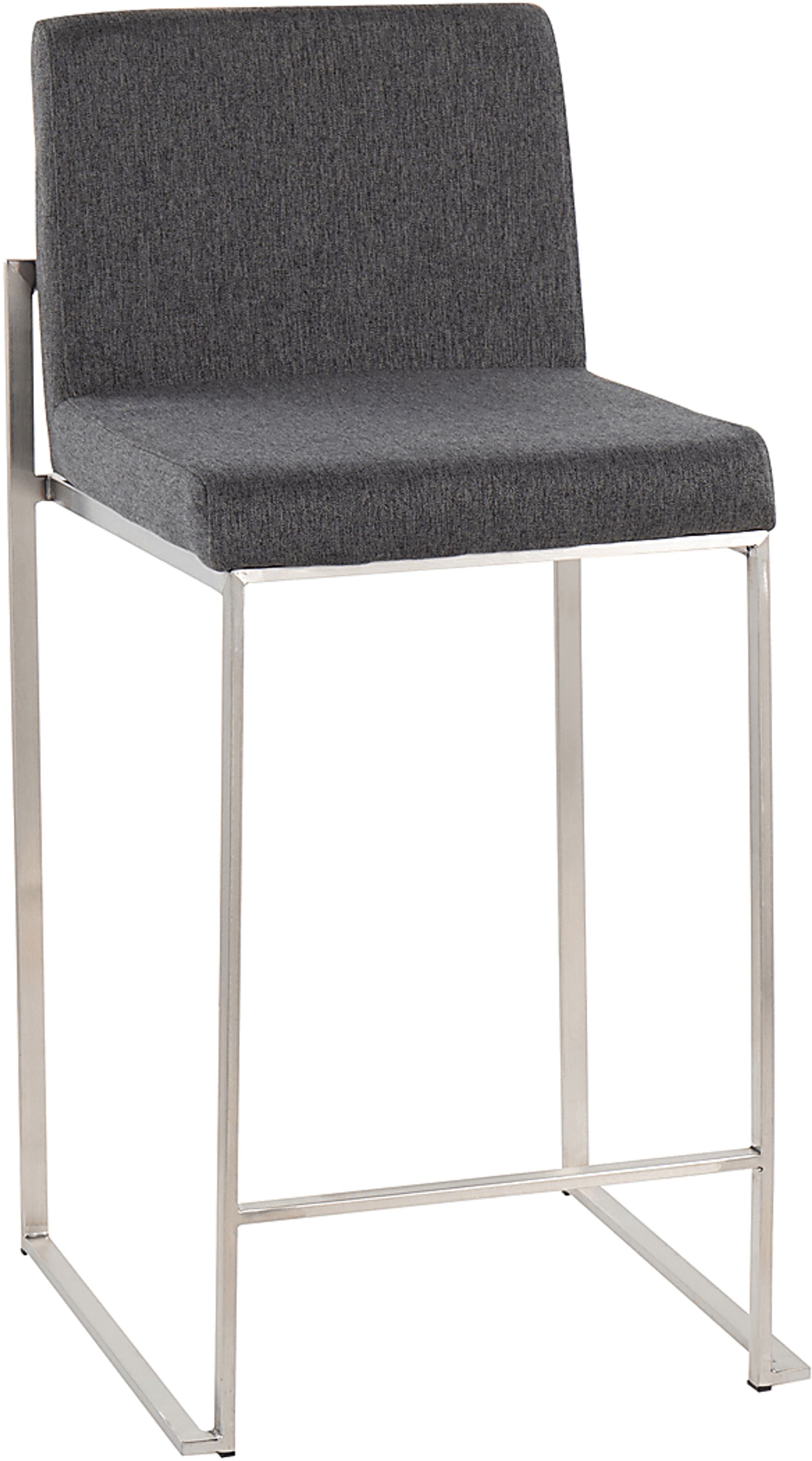 Leserna V Charcoal Counter Height Stool, Set of 2 - Image 2