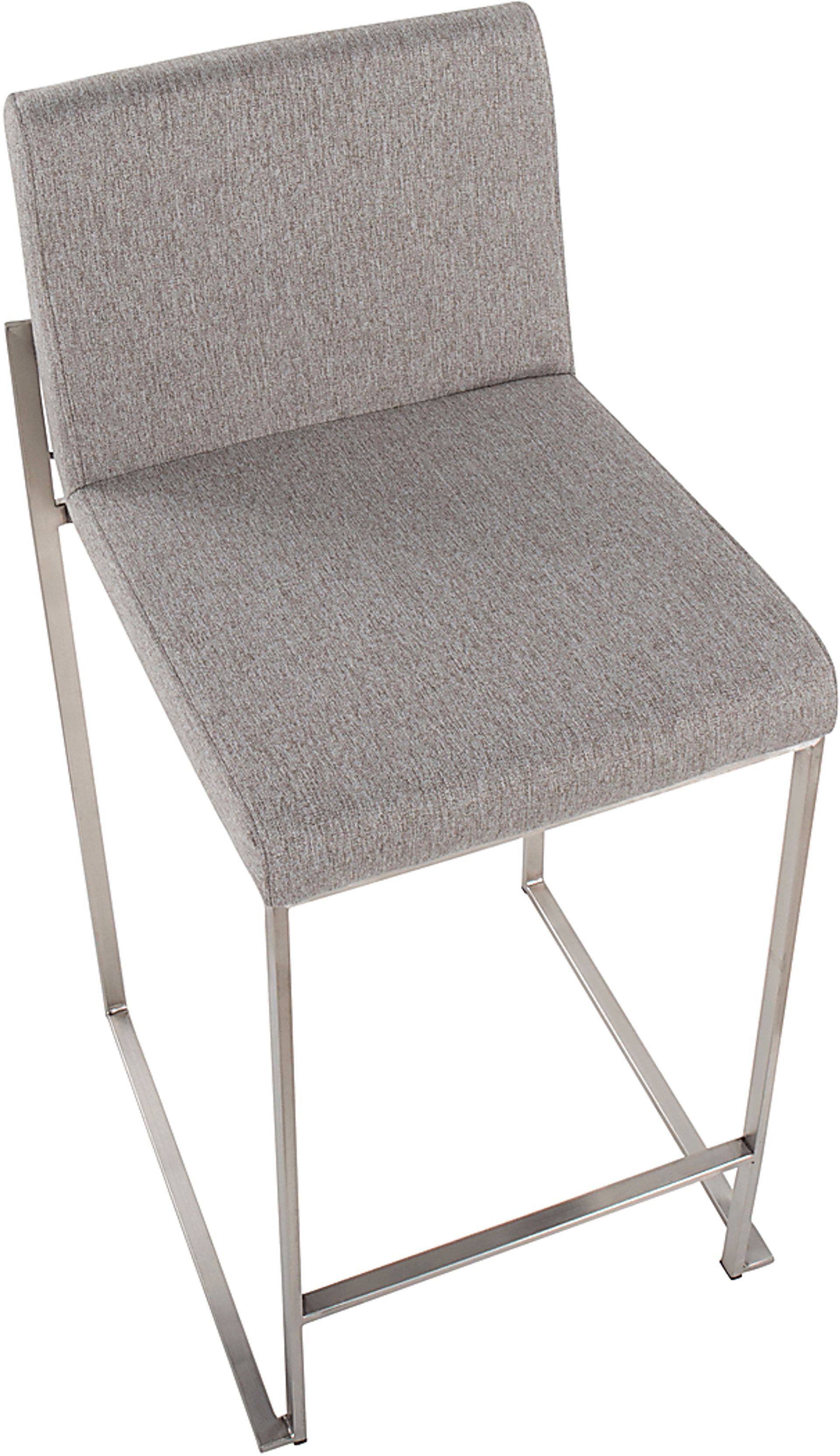 Leserna V Gray Counter Height Stool, Set of 2 - Image 4