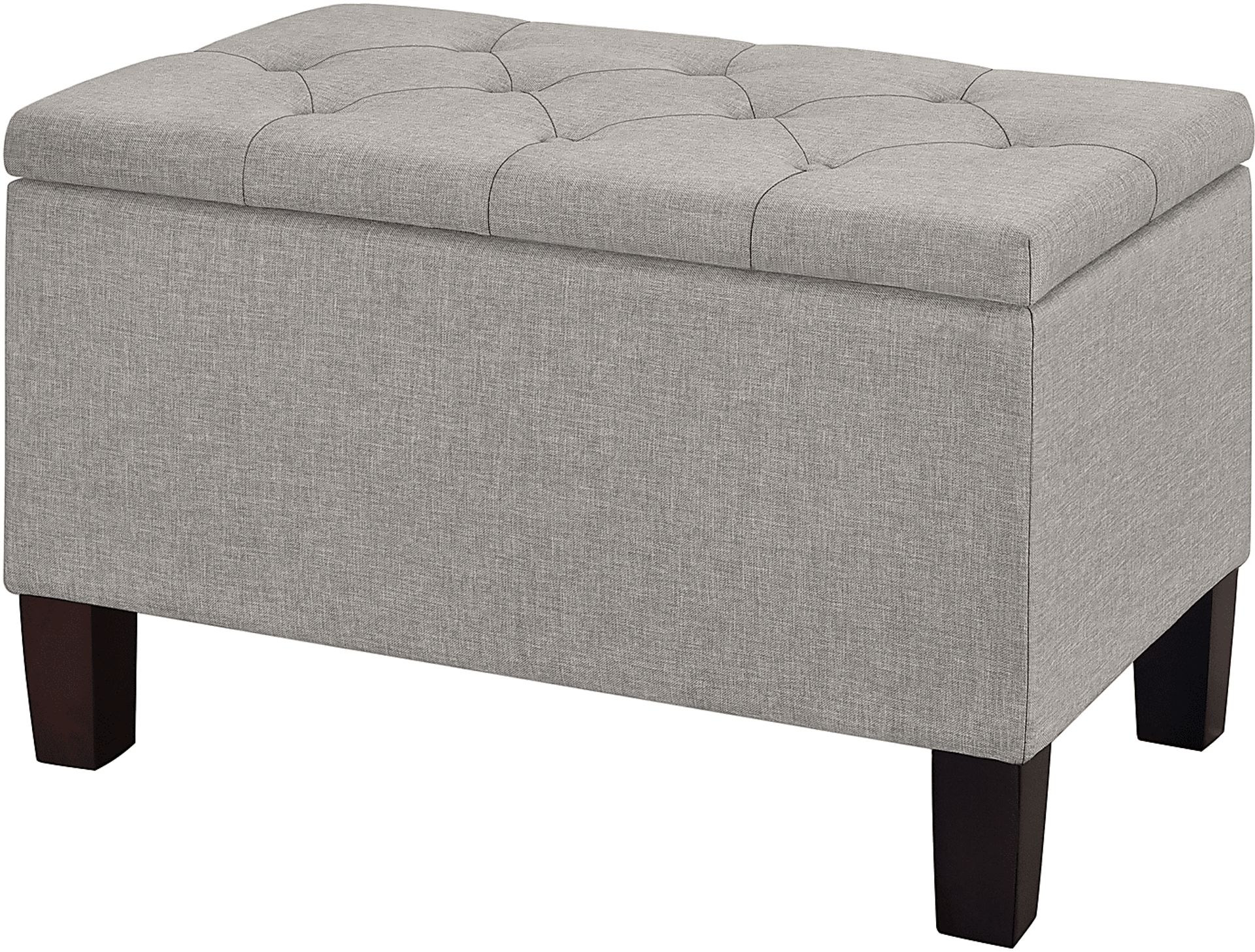 Leslan I Gray Storage Bench - Image 3