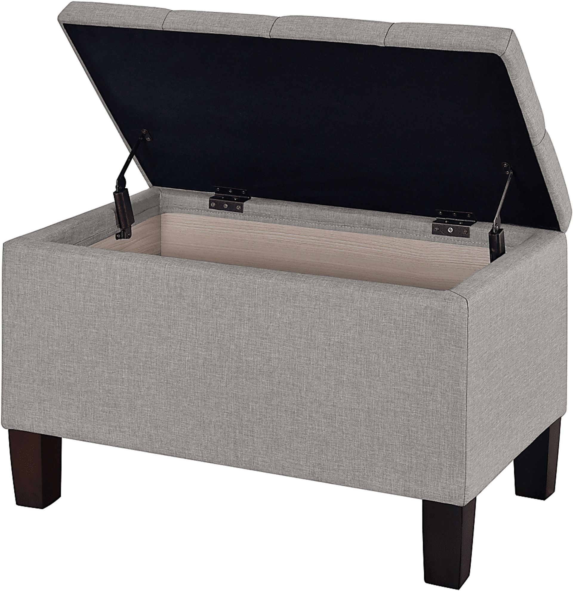 Leslan I Gray Storage Bench - Image 4