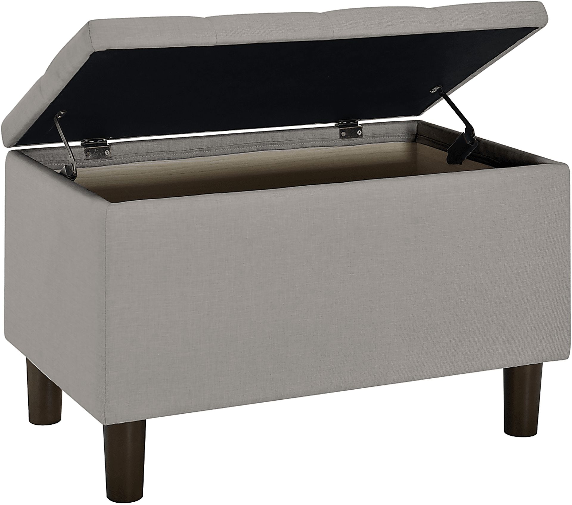 Leslan II Gray Storage Bench - Image 4