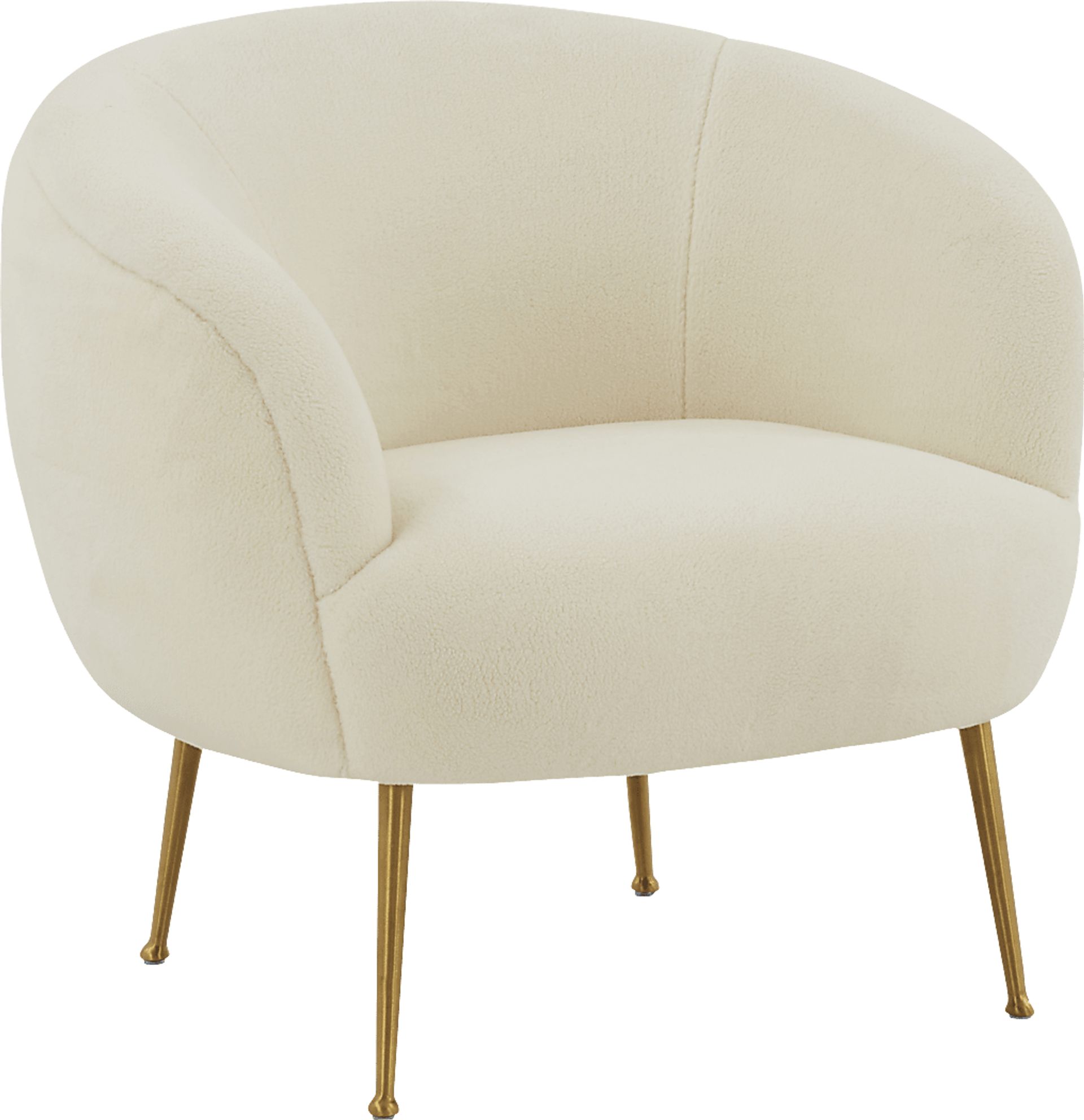 Lesly Anne Beige Polyurethane Fabric Accent Chair | Rooms to Go