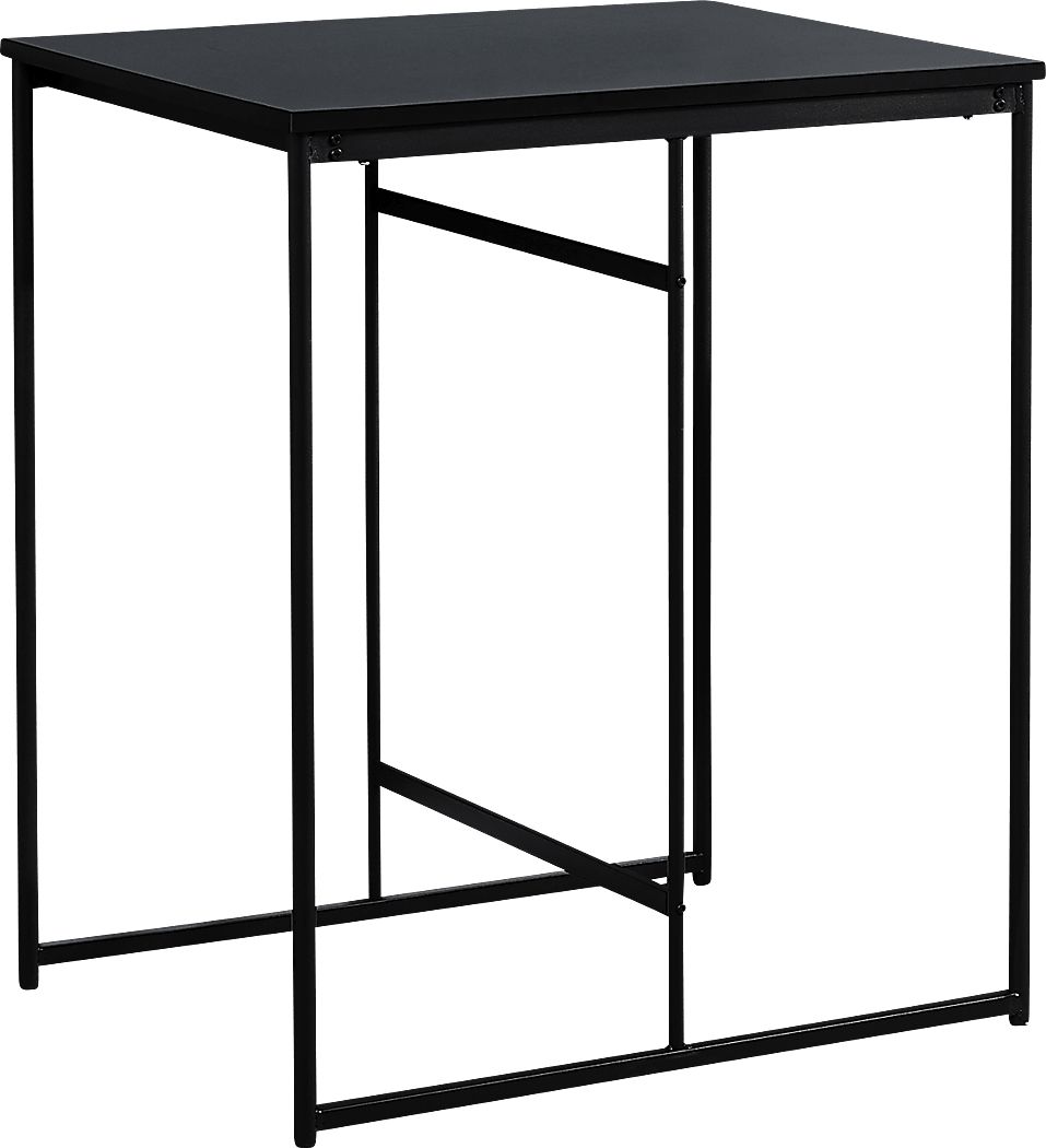 Lessardy Black Counter Height Dining Table