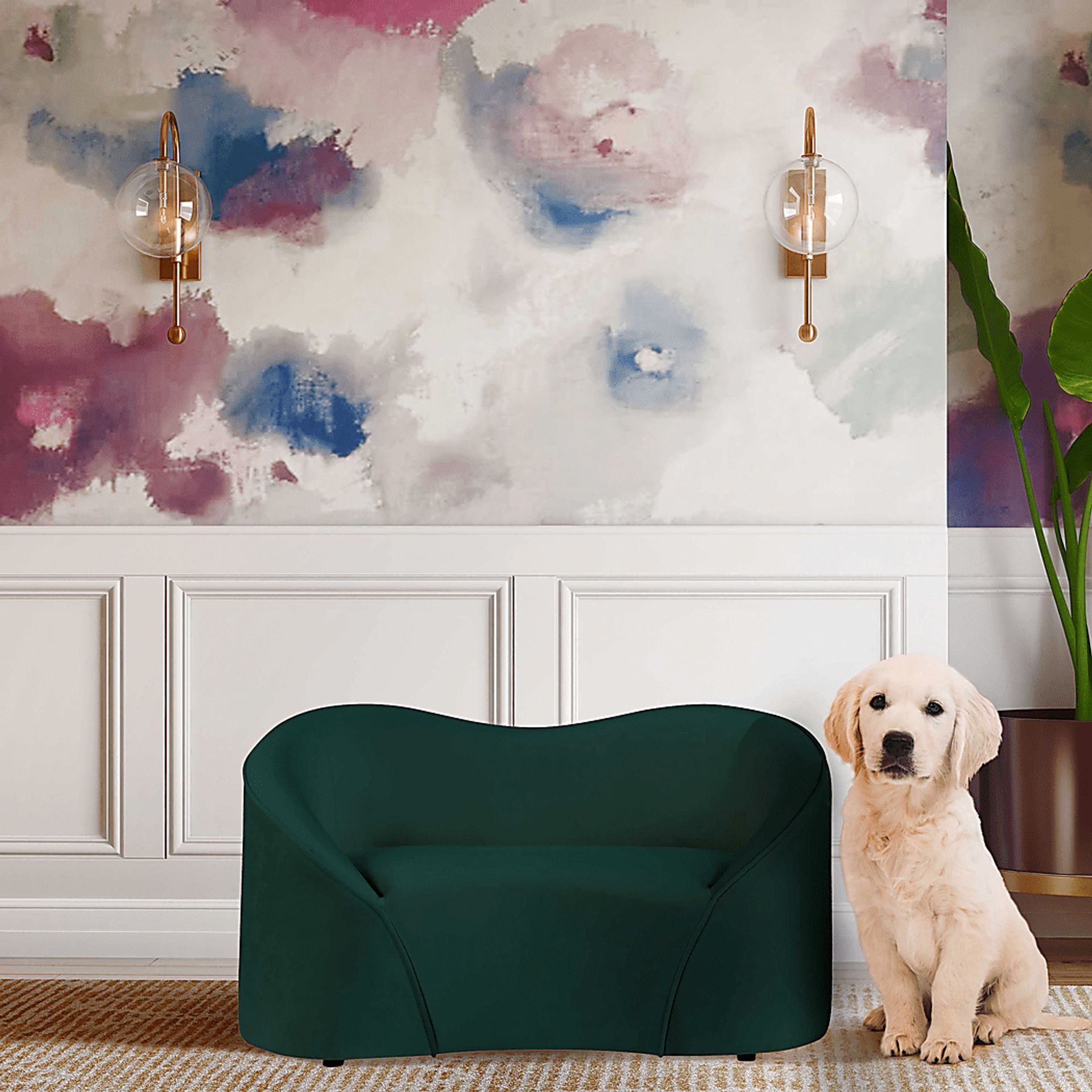 Lessie Green Pet Bed - Image 5
