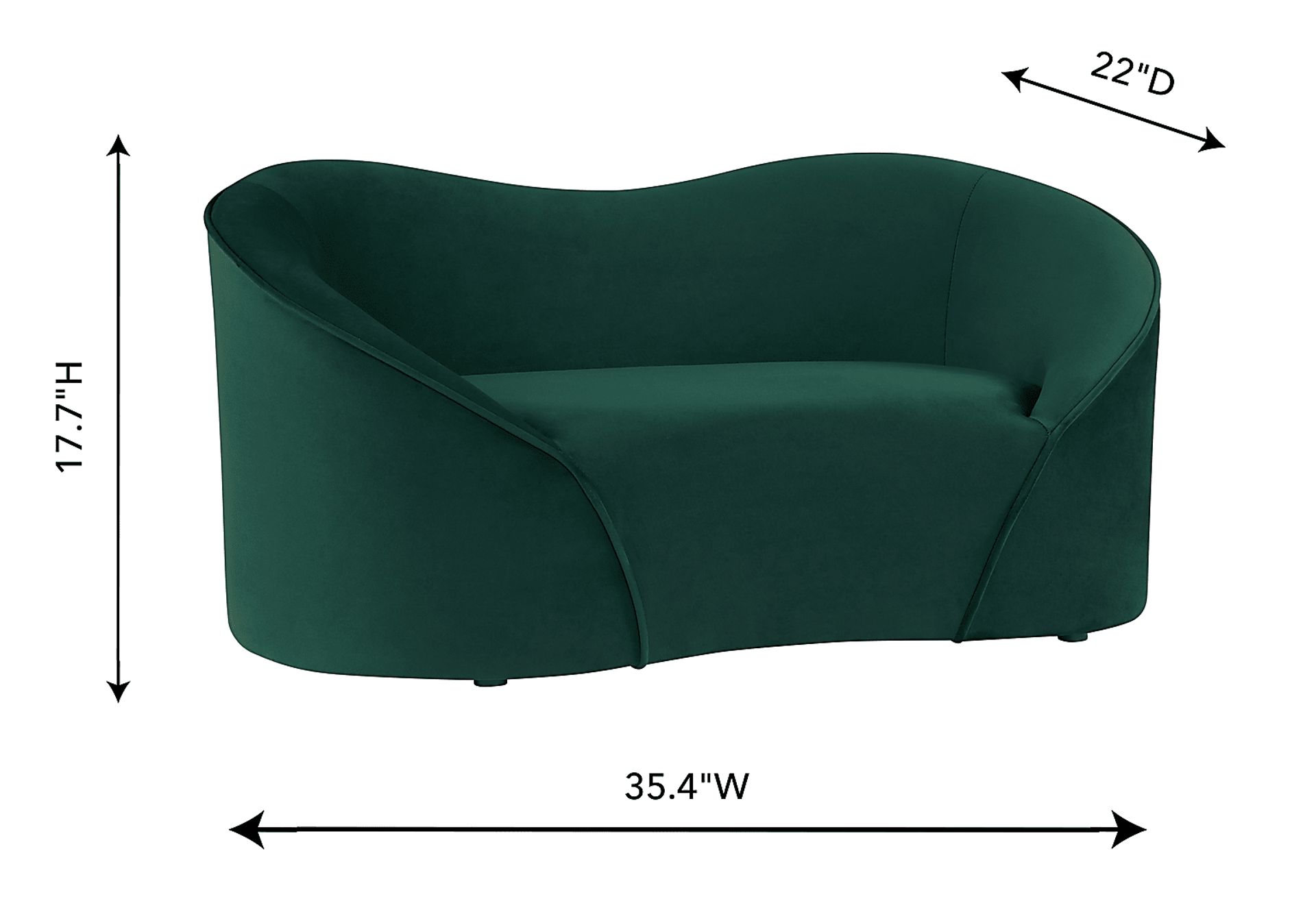Lessie Green Pet Bed - Image 6
