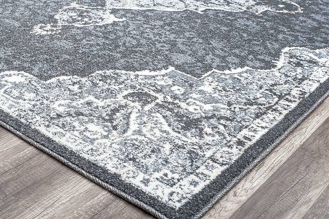 Lestine 5' x 7' Gray Rug - Thumbnail - Image 3
