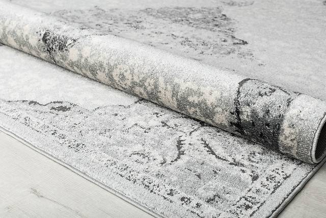 Lestine 5' x 7' Gray Rug - Thumbnail - Image 4