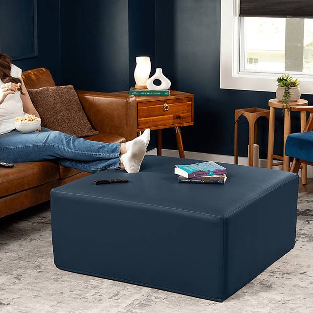 Lesusa I Navy Ottoman - Thumbnail - Image 3