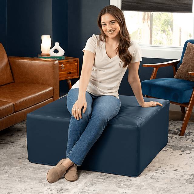 Lesusa I Navy Ottoman - Thumbnail - Image 6