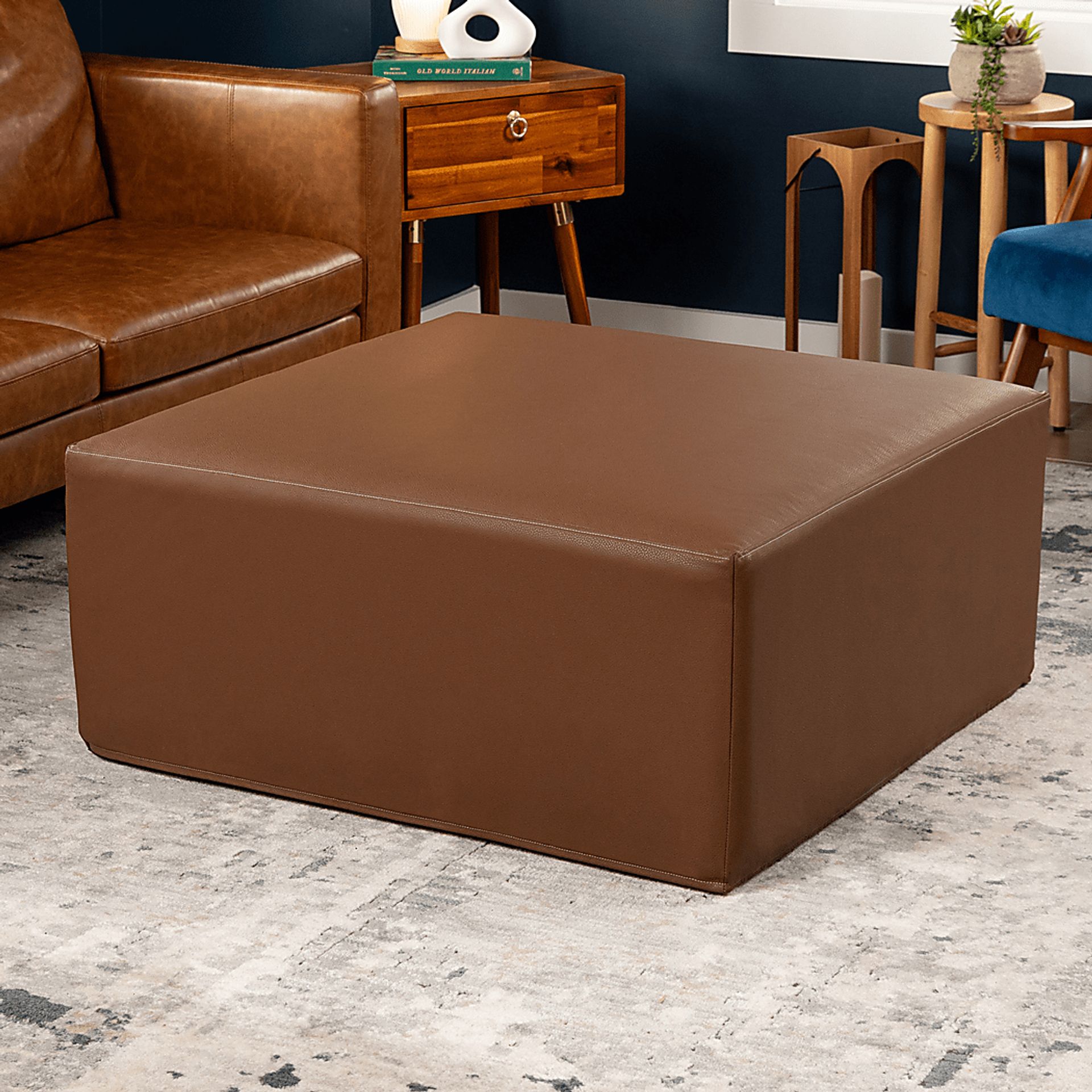 Lesusa I Walnut Ottoman - Image 2