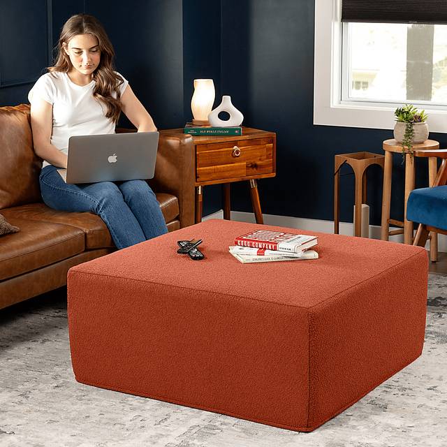 Lesusa II Terracotta Ottoman - Thumbnail - Image 4