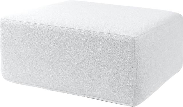 Lesusa II White Ottoman - Thumbnail - Image 1