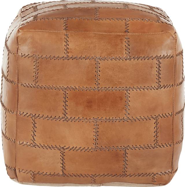 Letchworth Brown Ottoman - Thumbnail - Image 2
