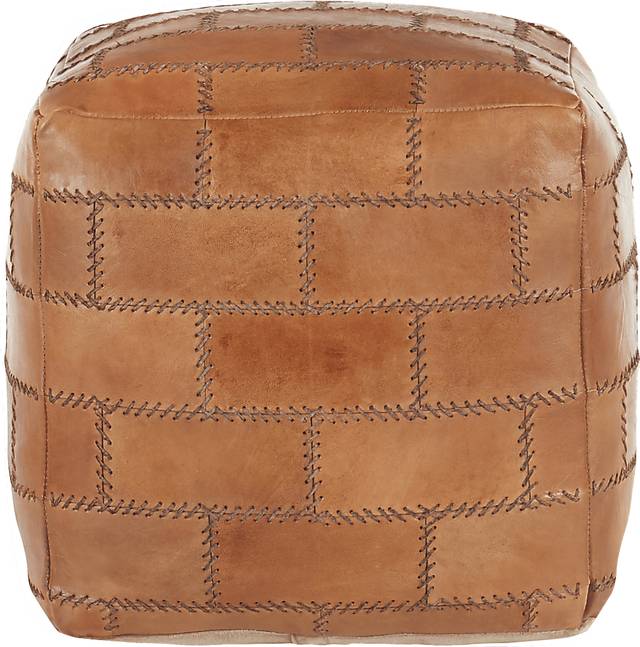 Letchworth Brown Ottoman - Thumbnail - Image 4
