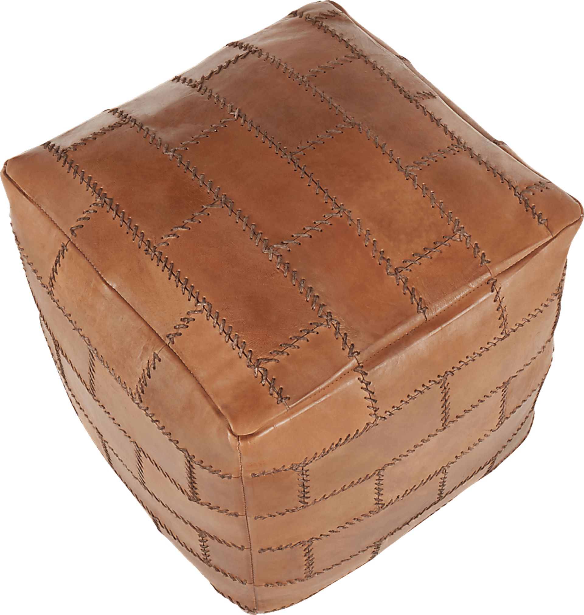 Letchworth Brown Ottoman - Image 5