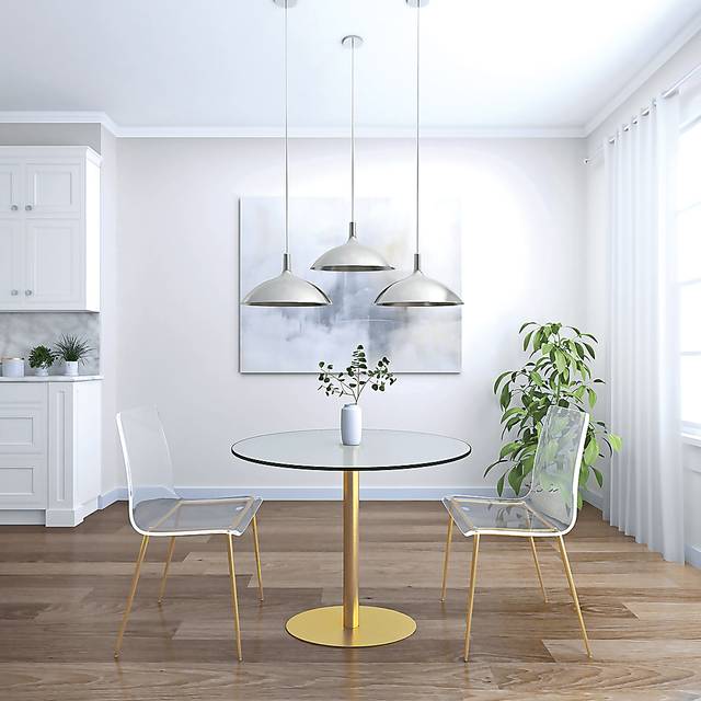 Letnes Gold Bistro Table - Thumbnail - Image 2