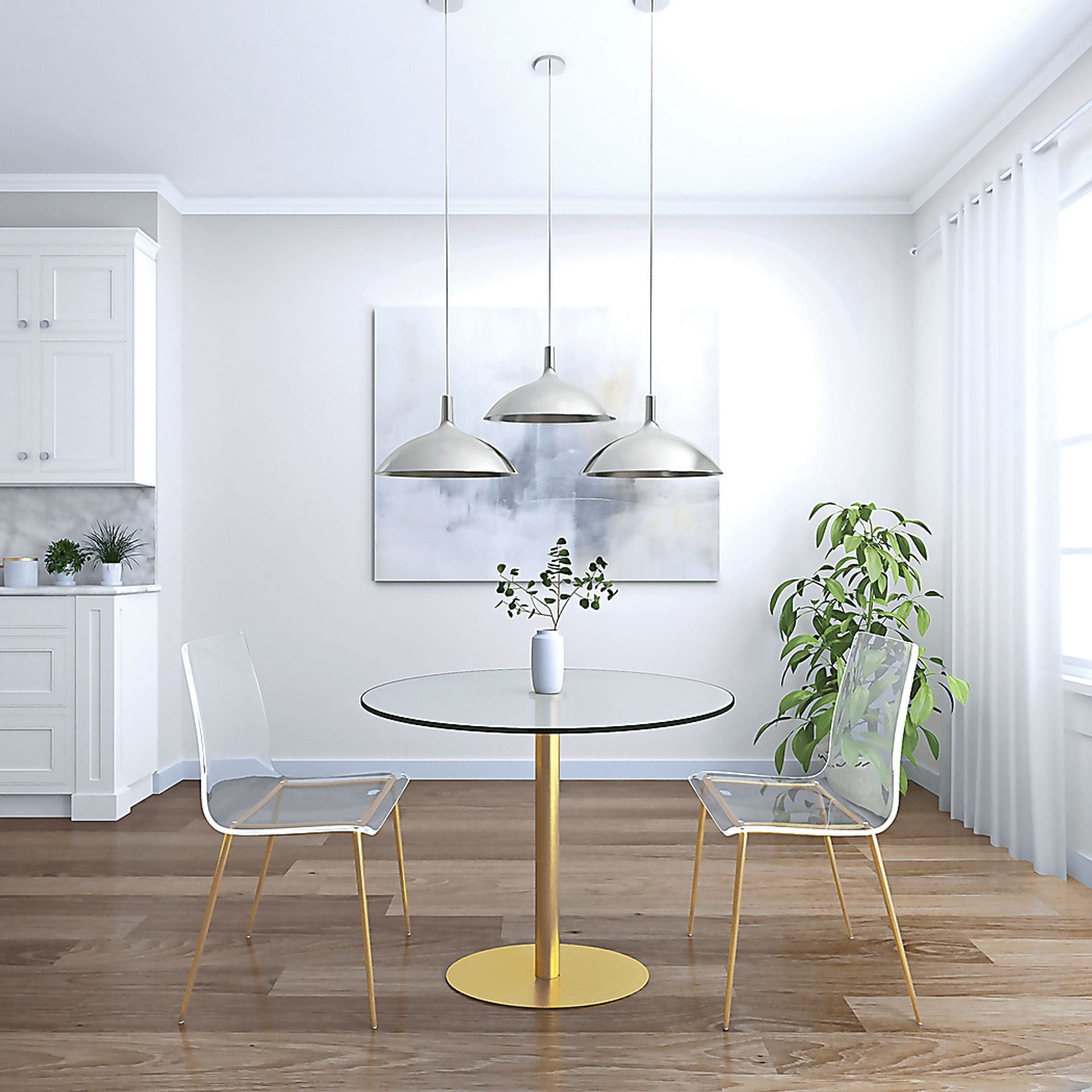Letnes Gold Bistro Table - Image 2