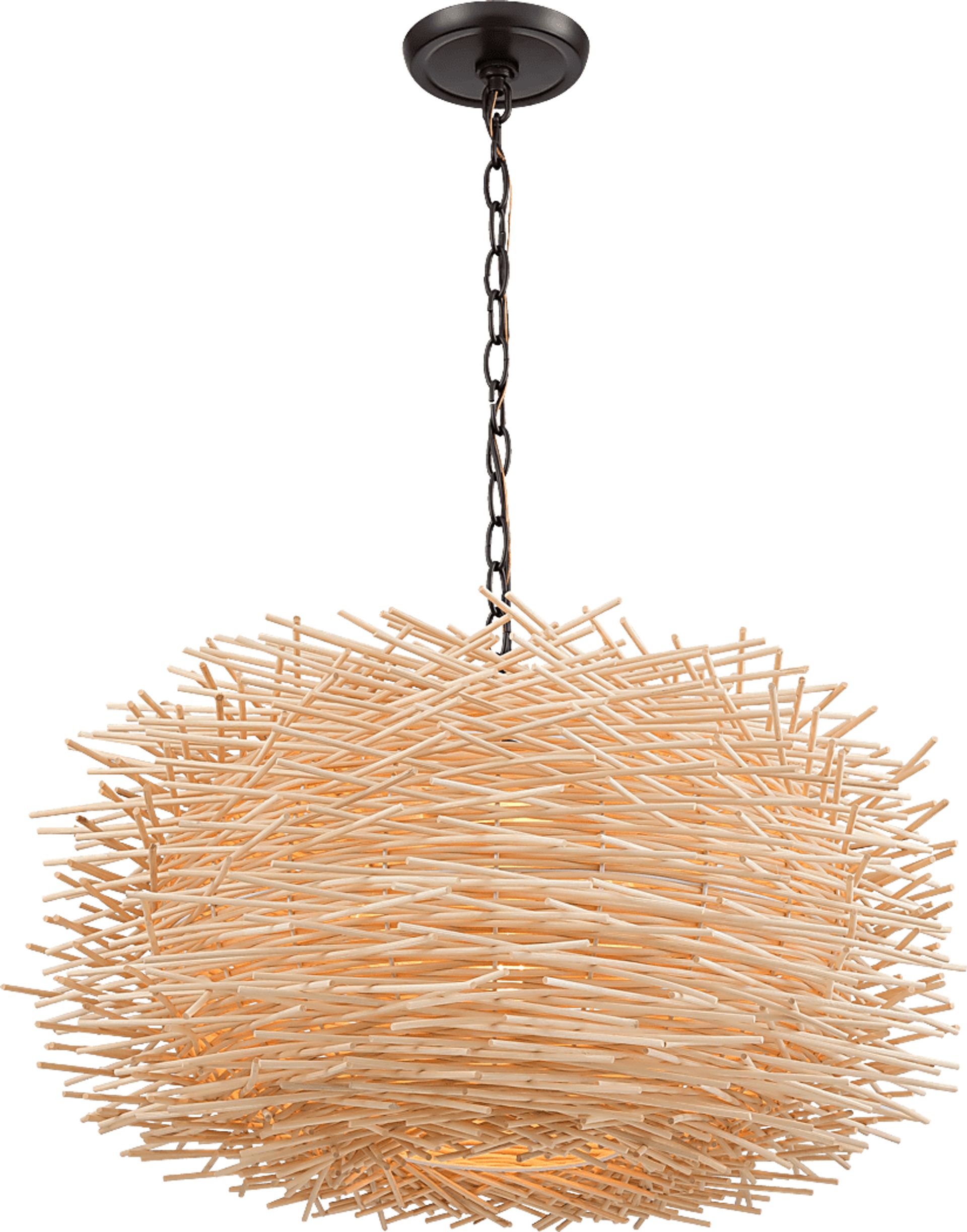 Leto Avenue Natural Chandelier - Image 1