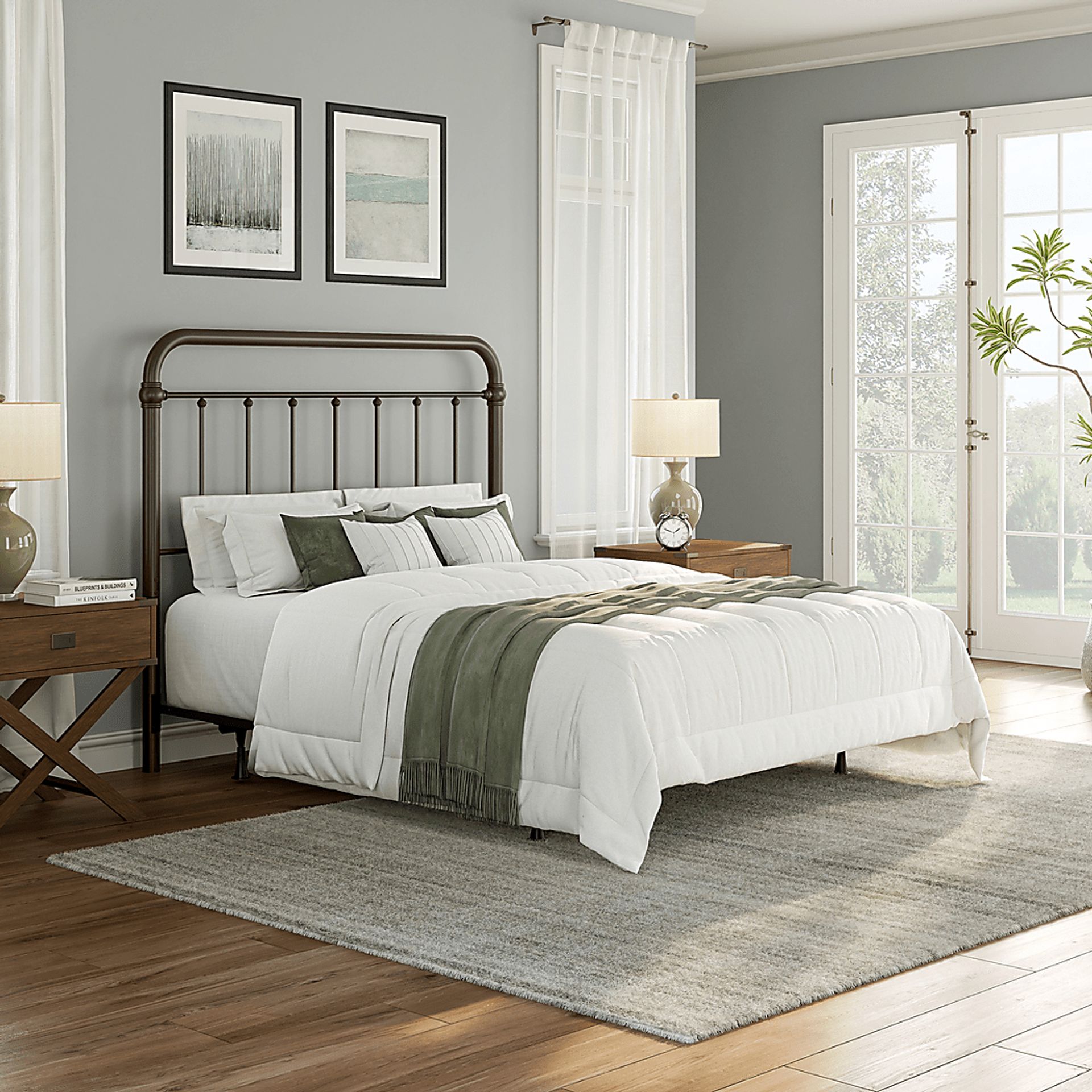 Leveni Bronze Full headboard - Image 2