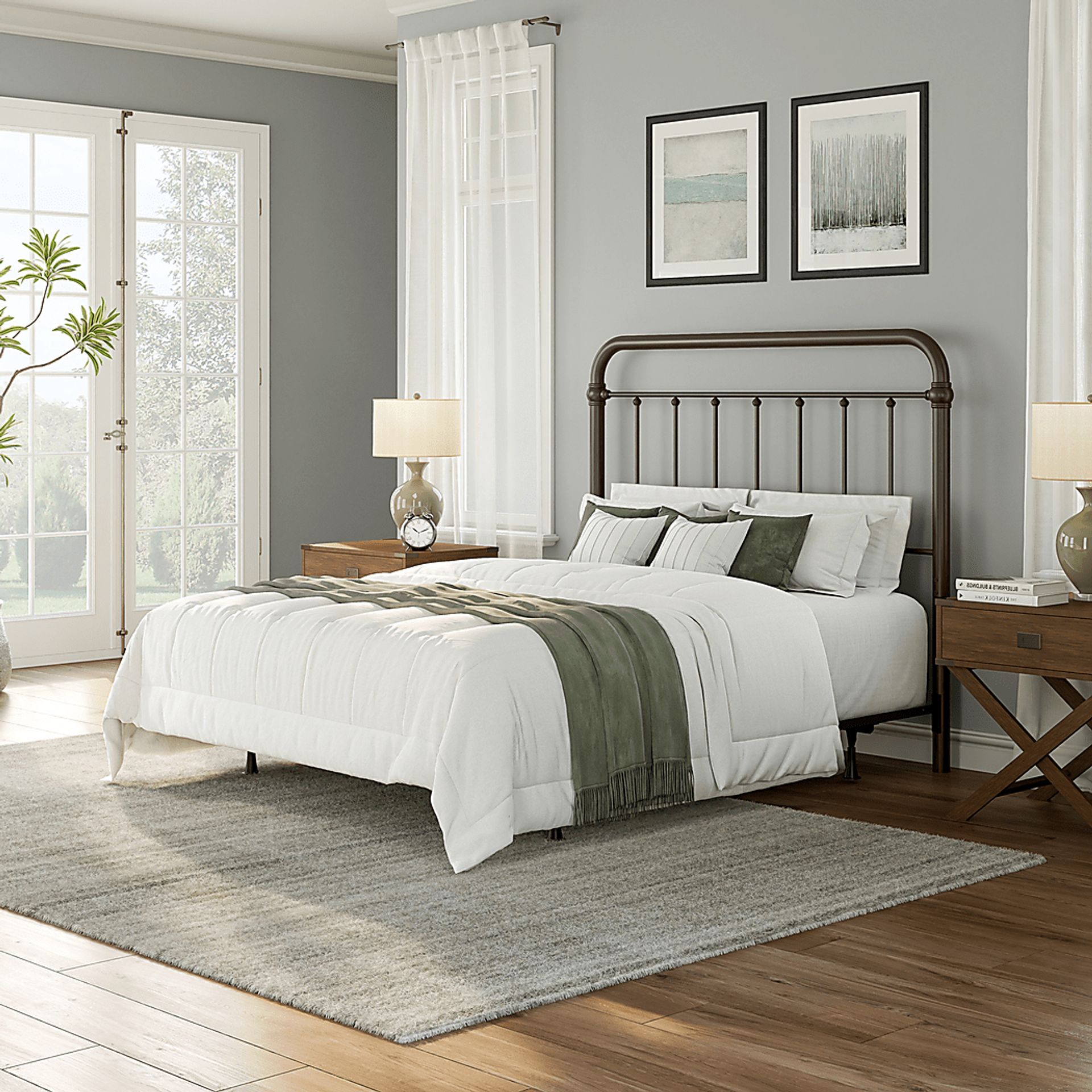 Leveni Bronze Full headboard - Image 4