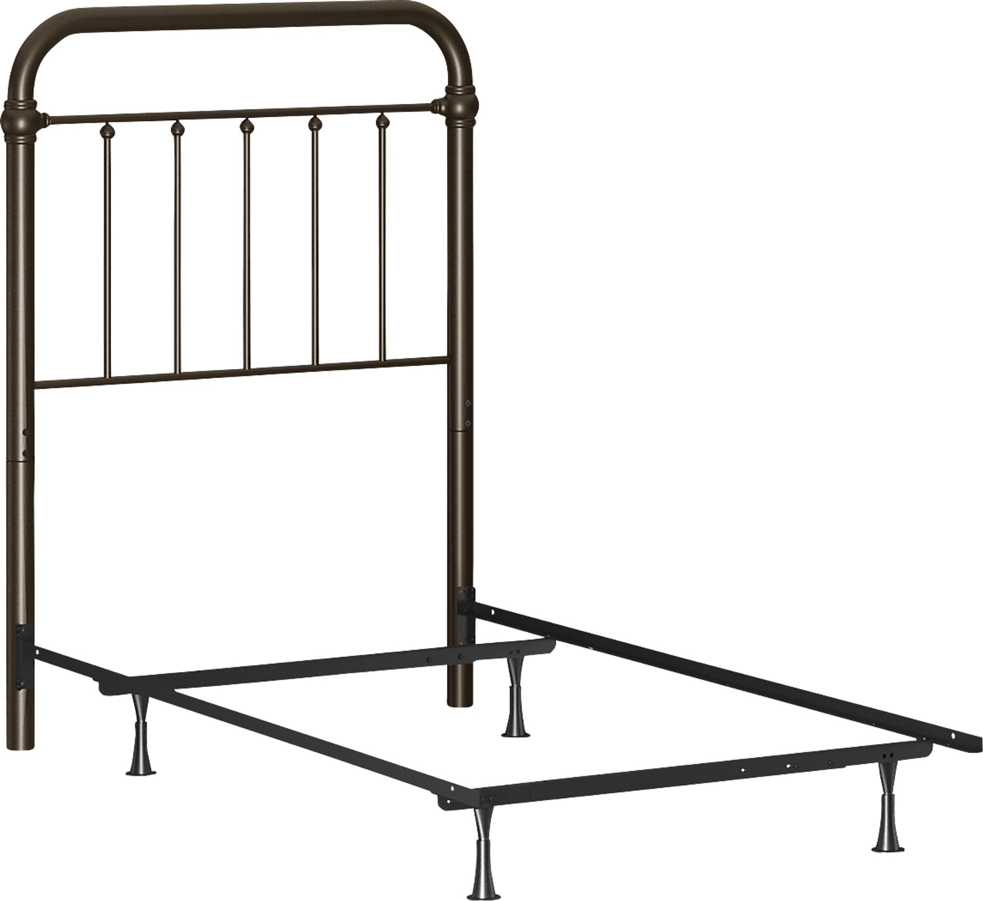 Leveni Bronze Twin Bed - Image 6