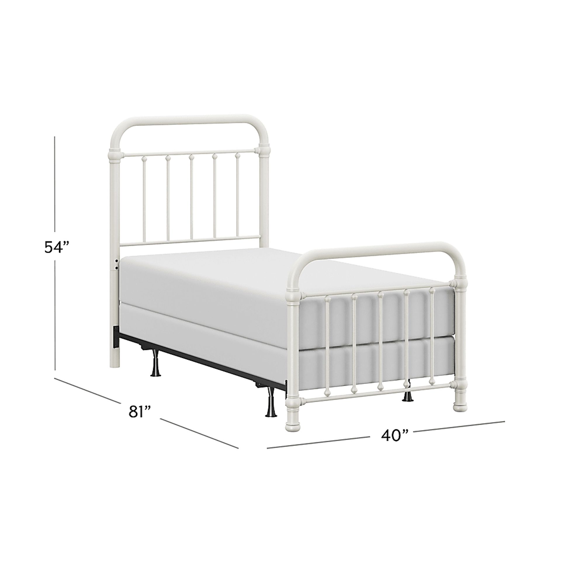 Leveni White Full Bed - Image 12