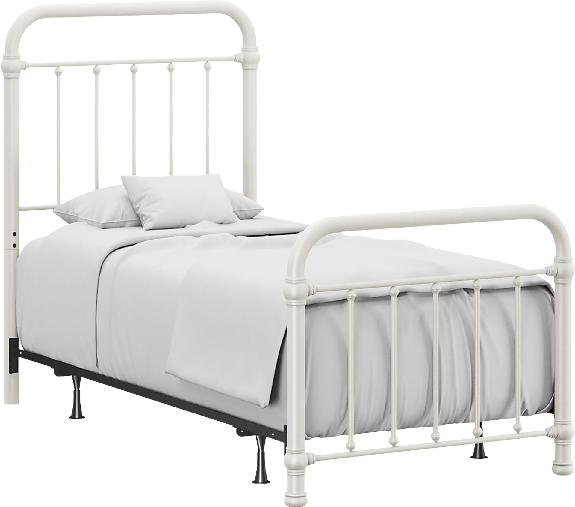 Leveni White Full Bed - Image 1