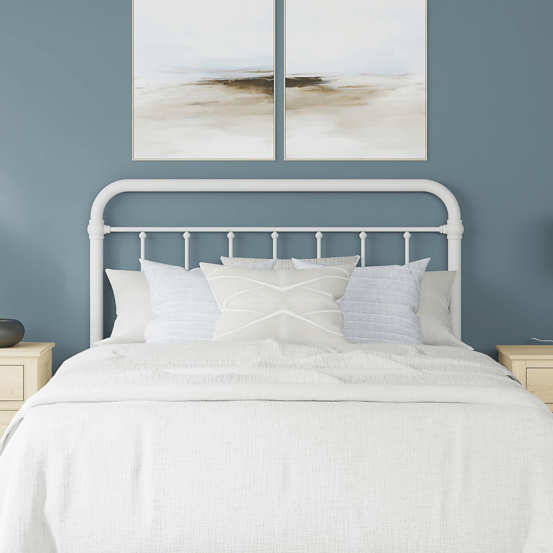 Leveni White Full/Queen Headboard - Image 3