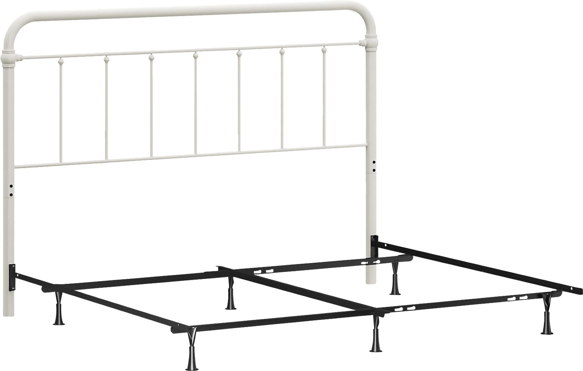 Leveni White King Bed - Image 6