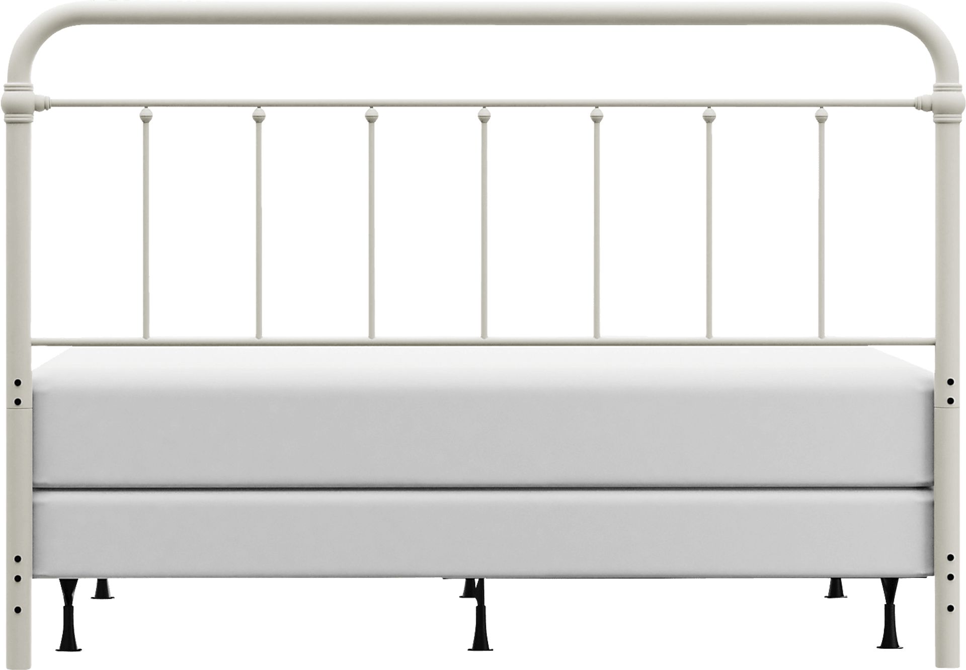 Leveni White King Bed - Image 10
