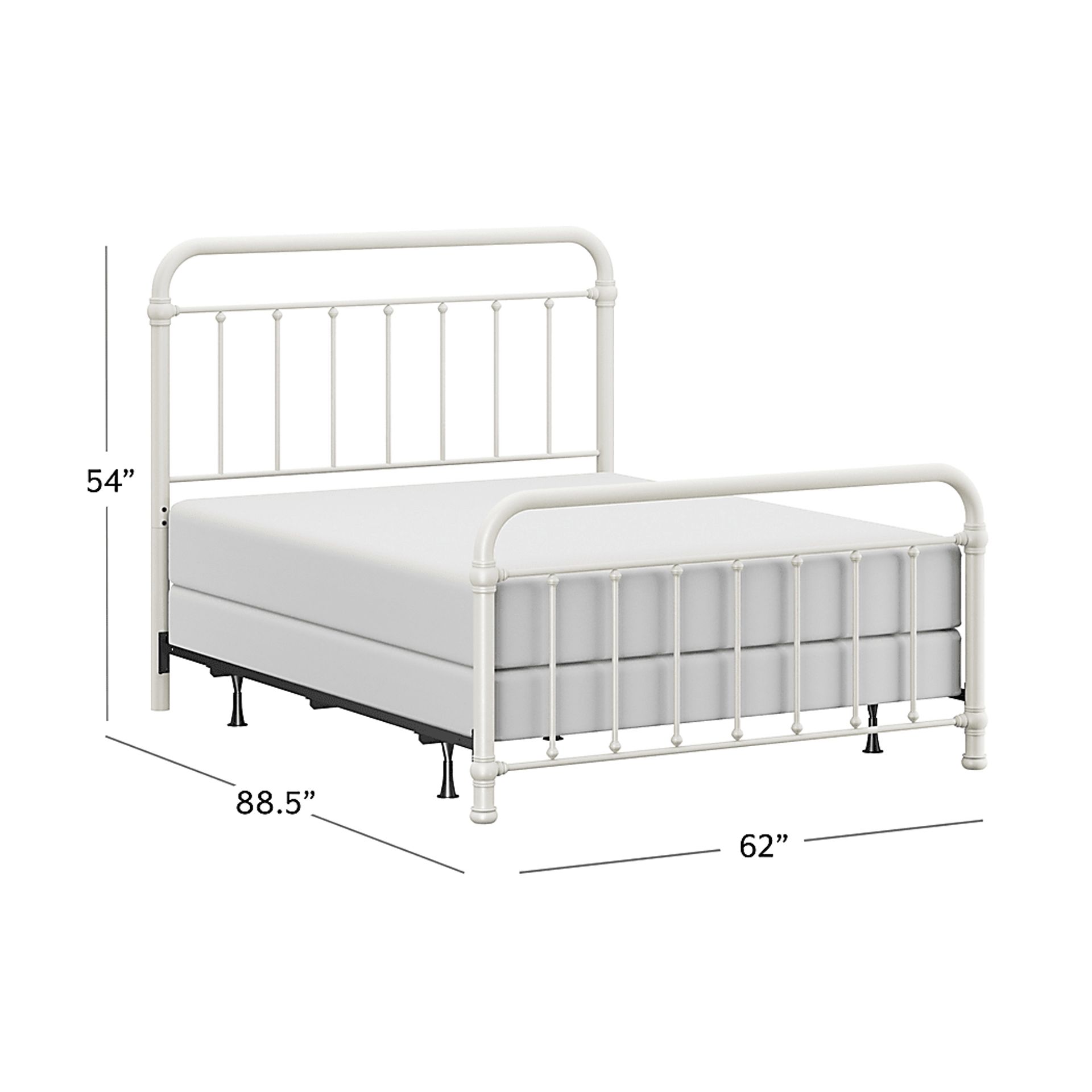 Leveni White Queen Bed - Image 10