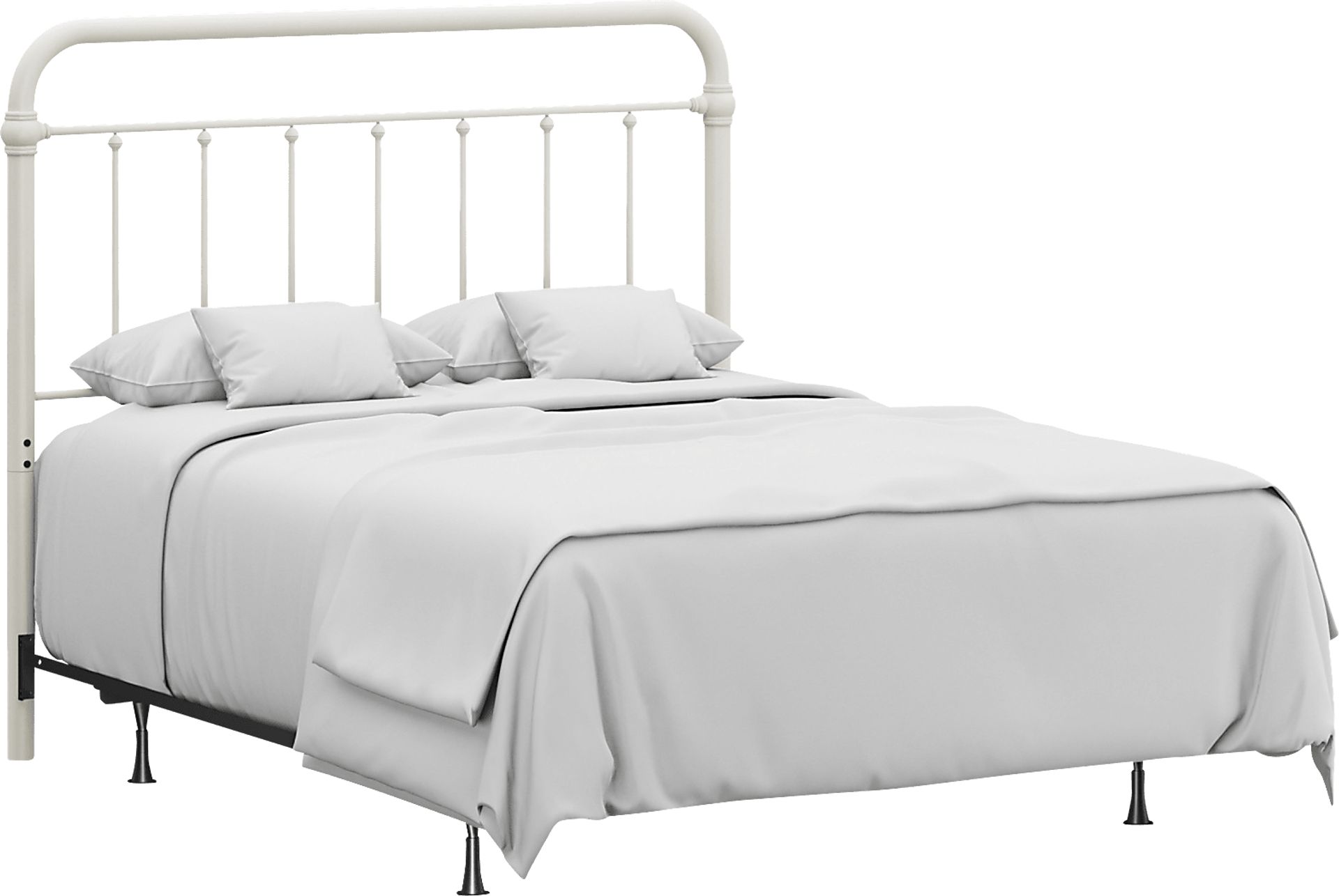 Leveni White Queen Bed - Image 1