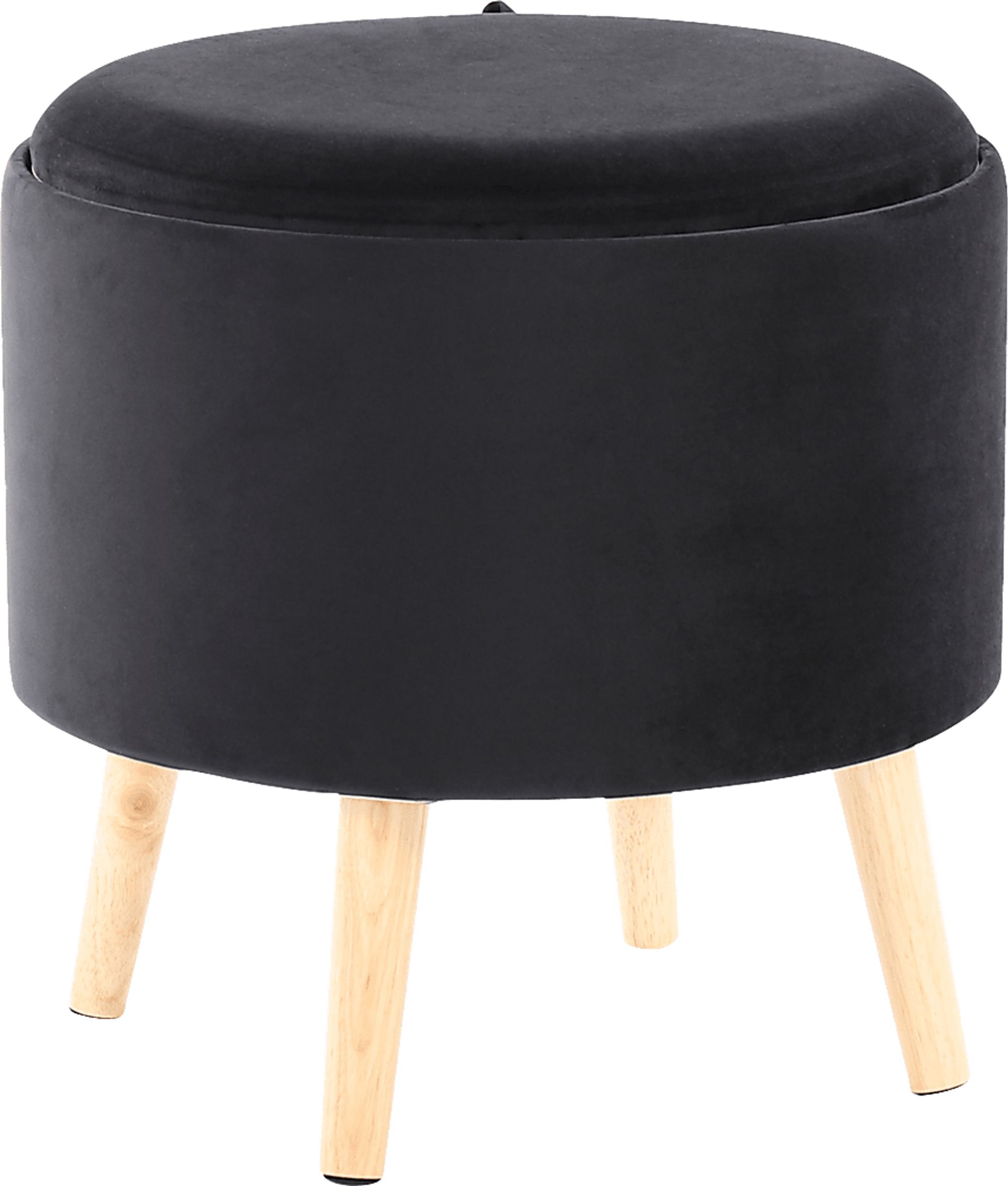 Leverde Black Ottoman, Set of 2 - Image 6