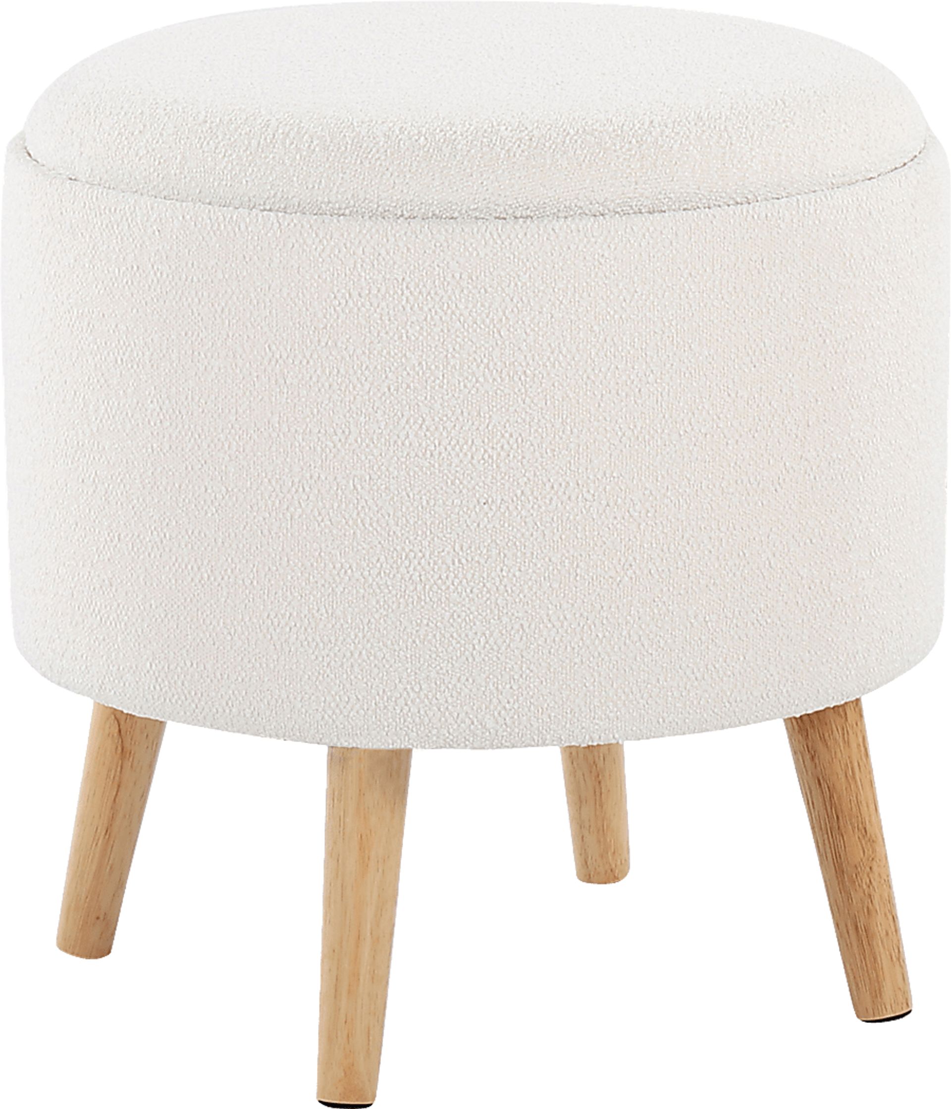 Leverde Cream Ottoman, Set of 2 - Image 5