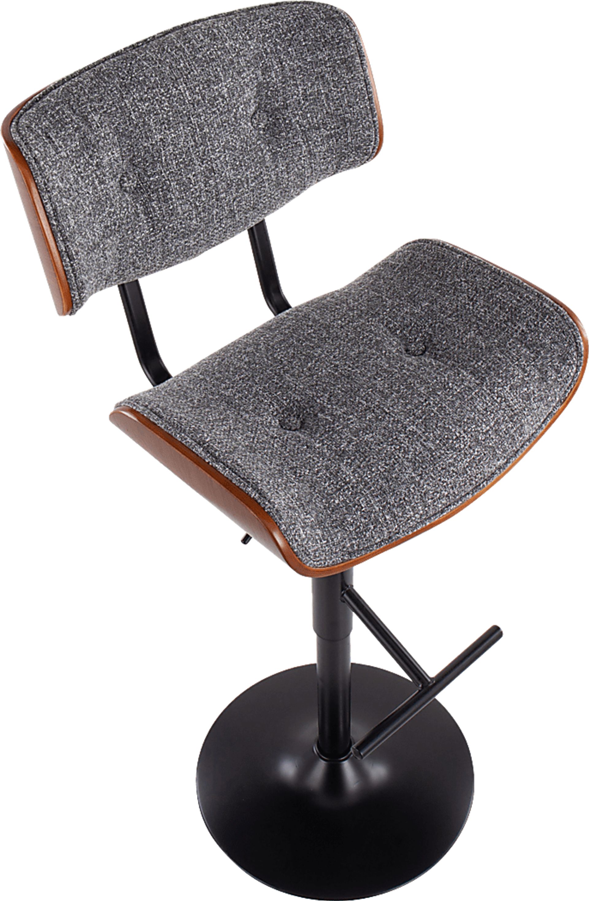 Leverett Gray Adjustable Barstool - Image 6