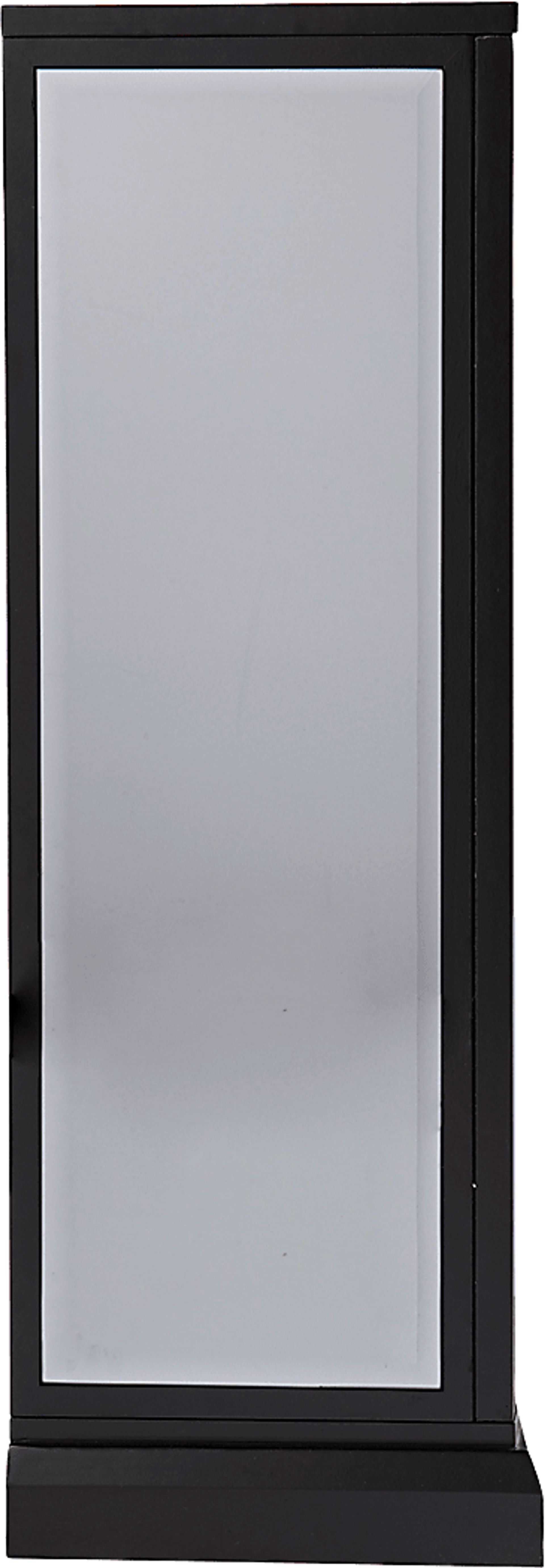 Levering II Black 44 in. Console, With Electric Log Fireplace - Image 3