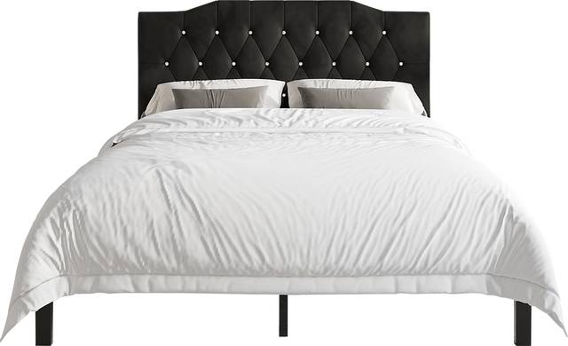 Leveson Black Queen Bed - Thumbnail - Image 3