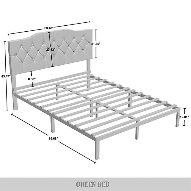 Leveson Black Queen Bed - Thumbnail - Image 5
